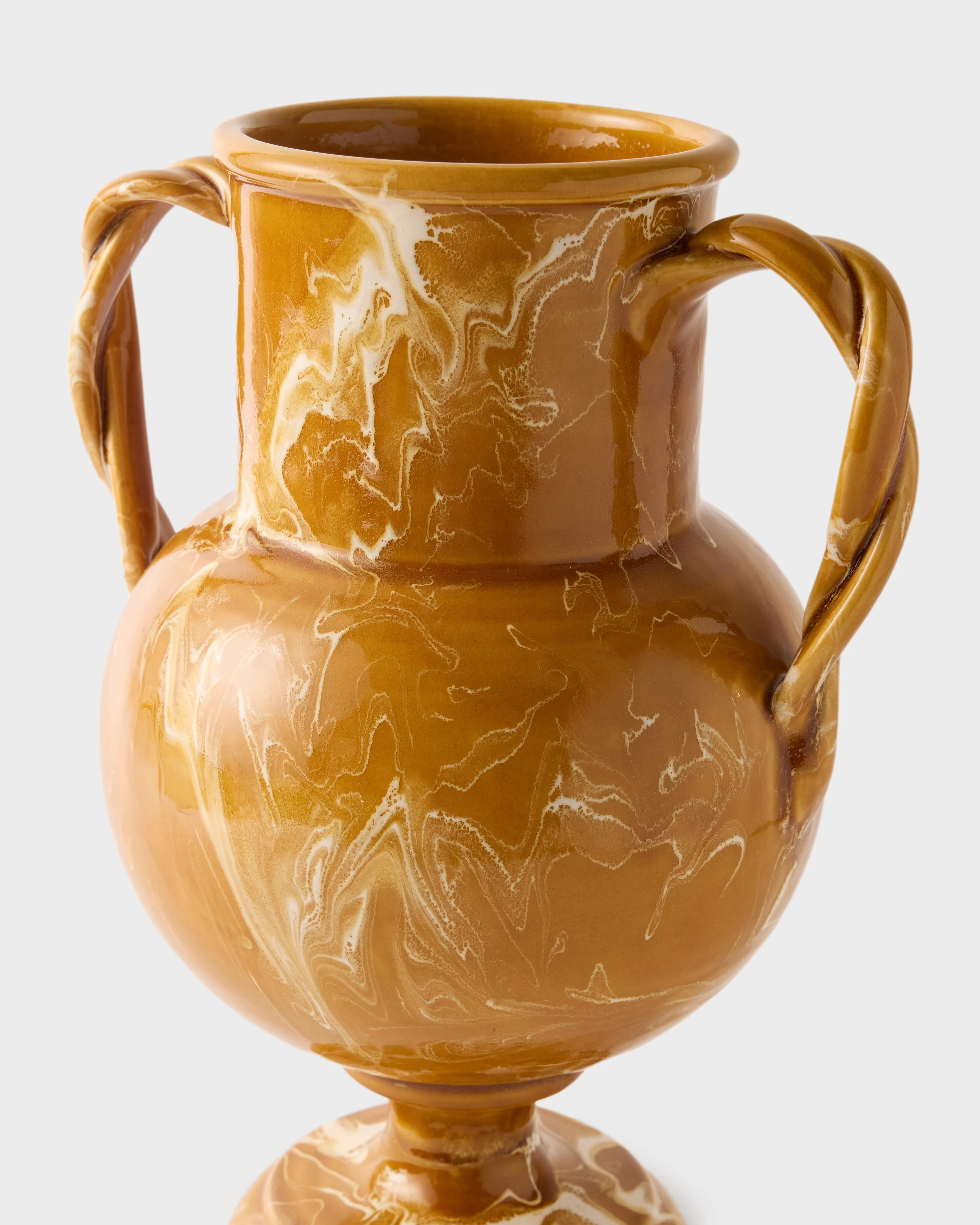 Marbled Amphora Vase, Terracotta - Image 2