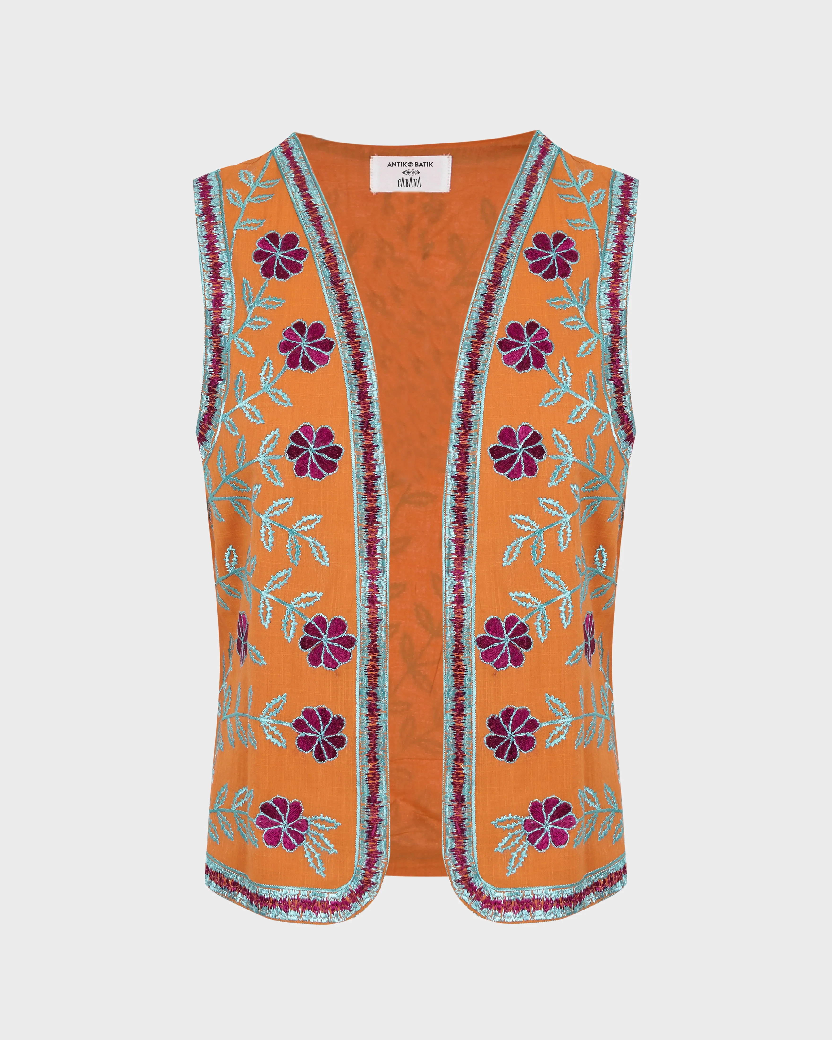 Antik Batik, Ary Gilet Rust