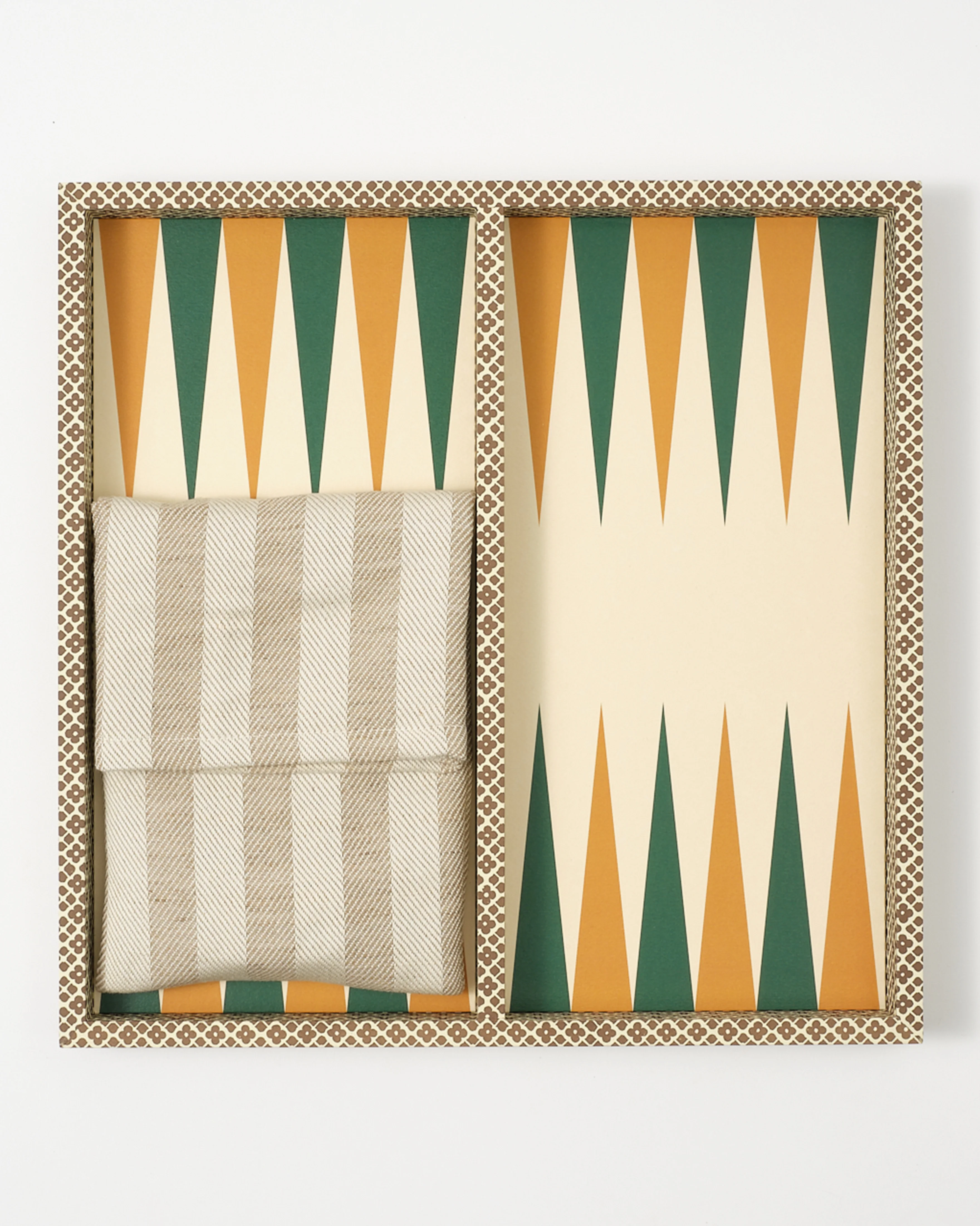 Backgammon Set, Florentine Geometric Paper - Image 4