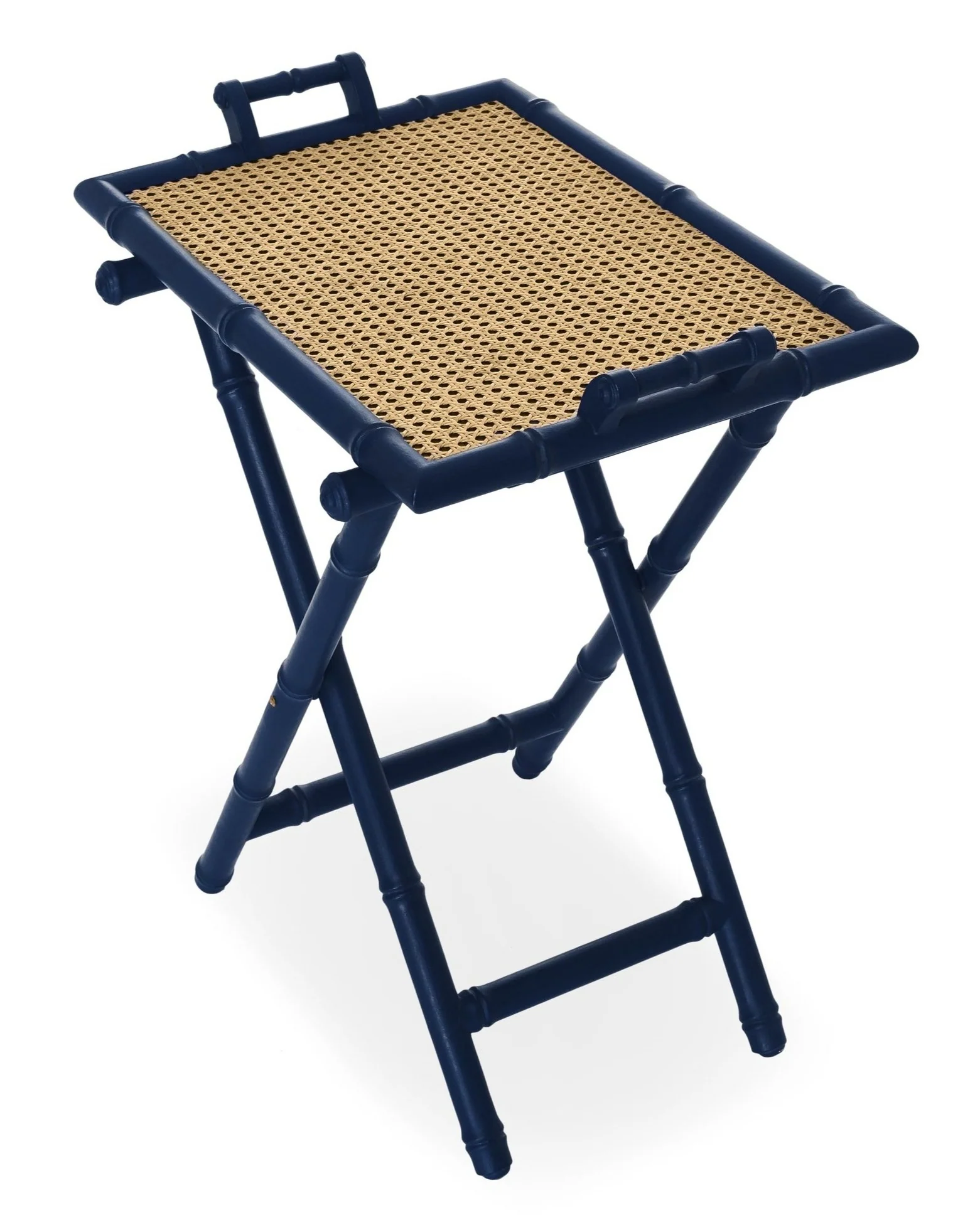 Folding Tray Table Blue - Image 3