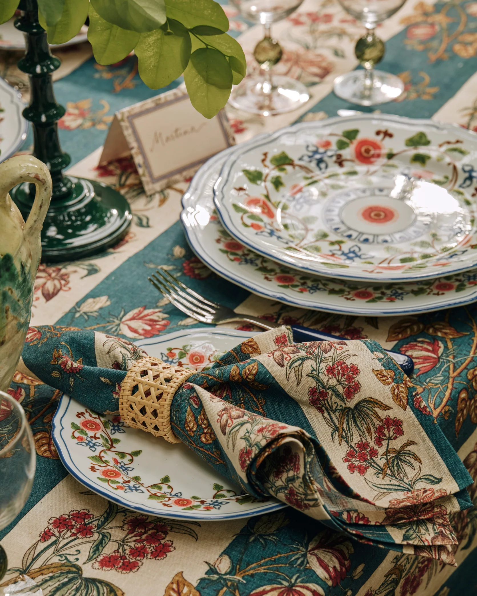 Botanica Linen Napkins (Set of 4) - Image 2