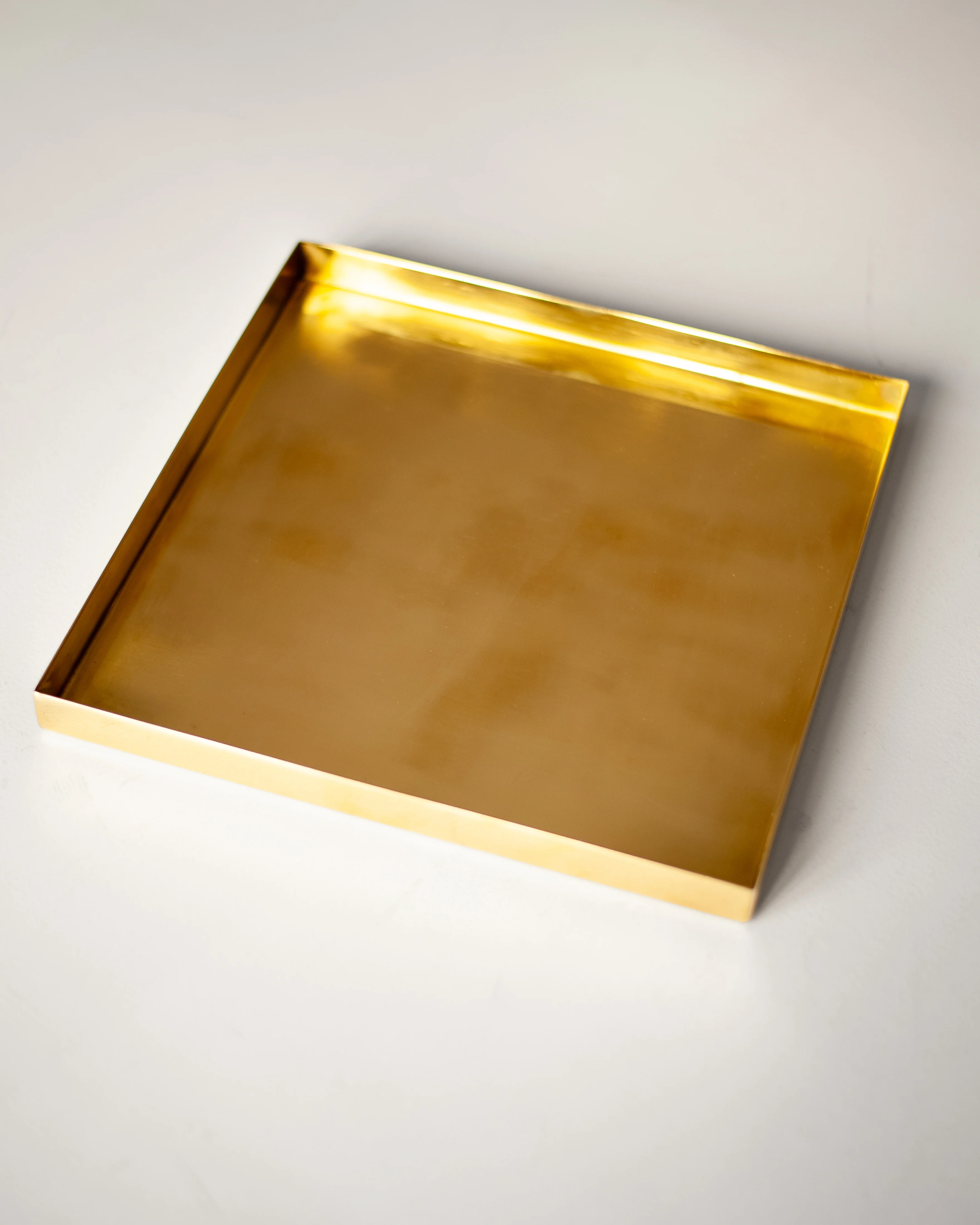 Handcrafted Brass Tray, Large