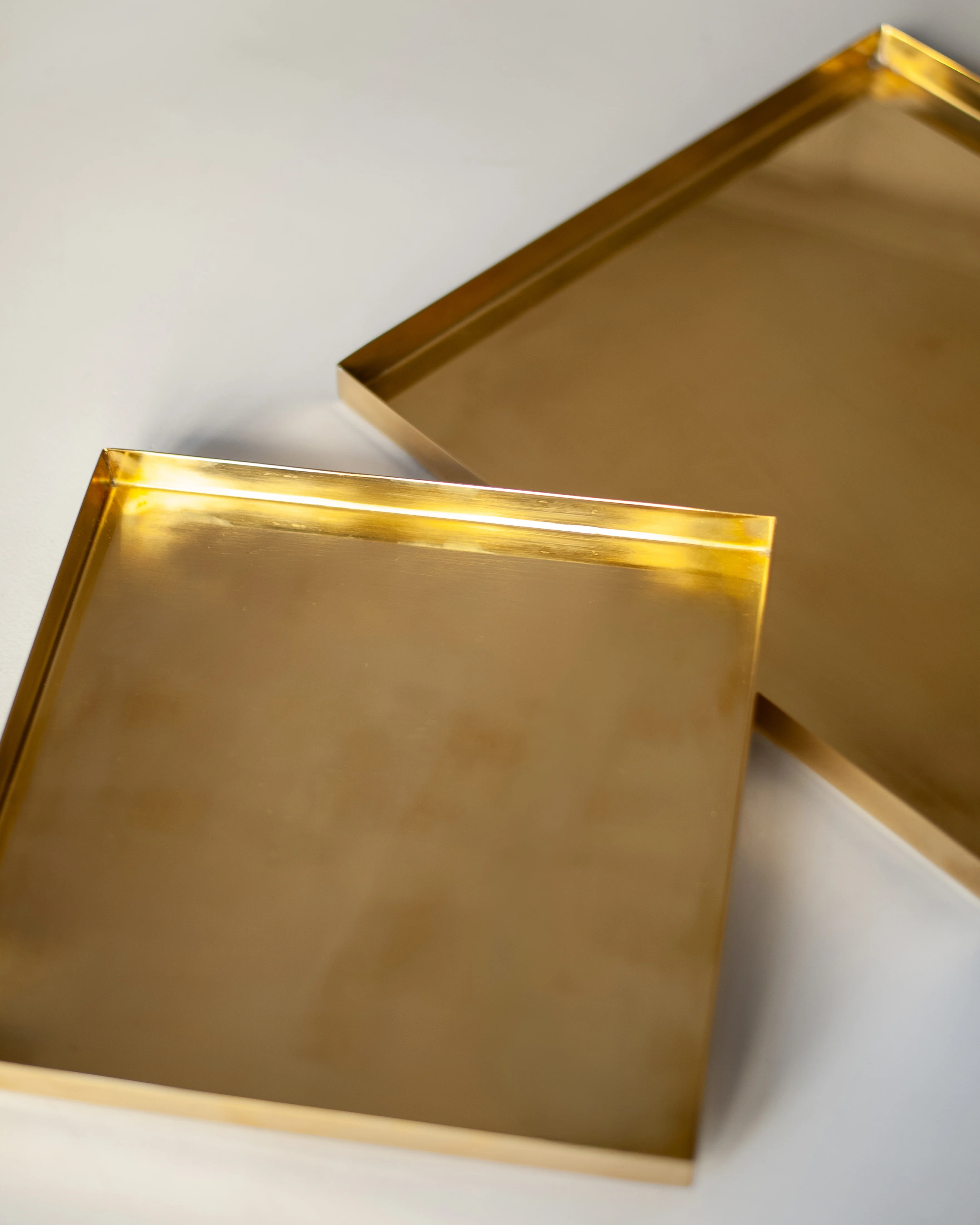 Handcrafted Brass Tray, Large - Image 3
