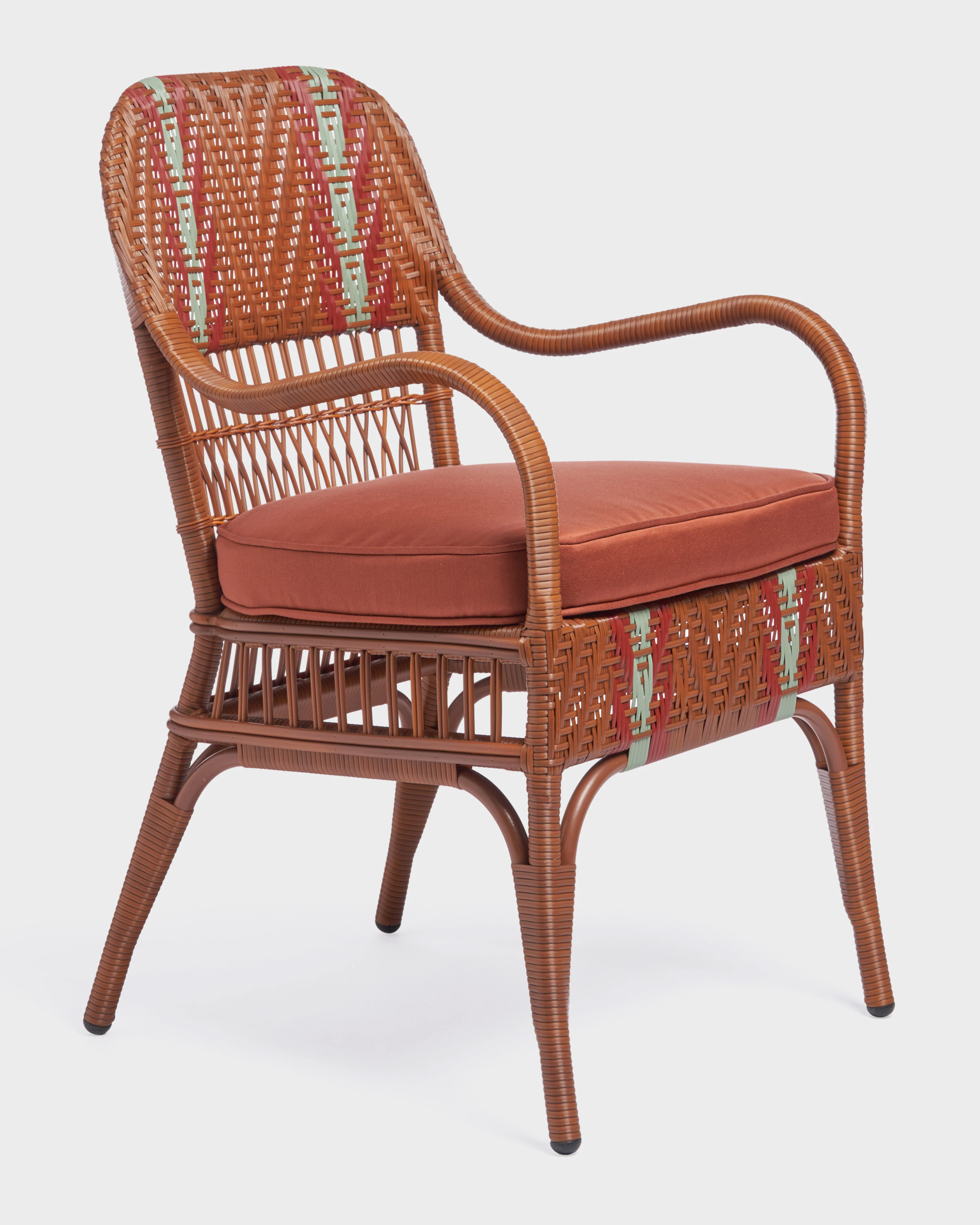 Cabana x Bonacina Sienna Dining Chair Cognac, Cognac Cushion - Image 5