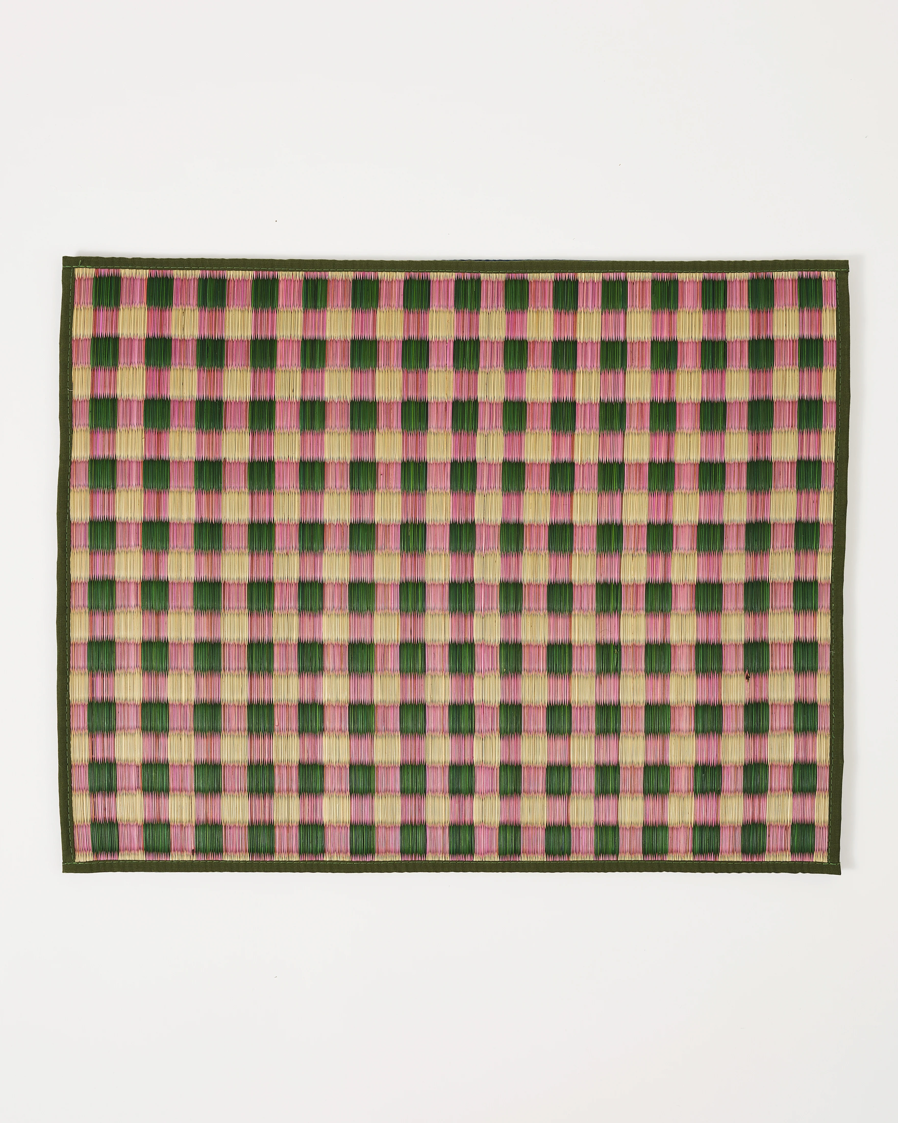 Capri Placemat, Pink and Green