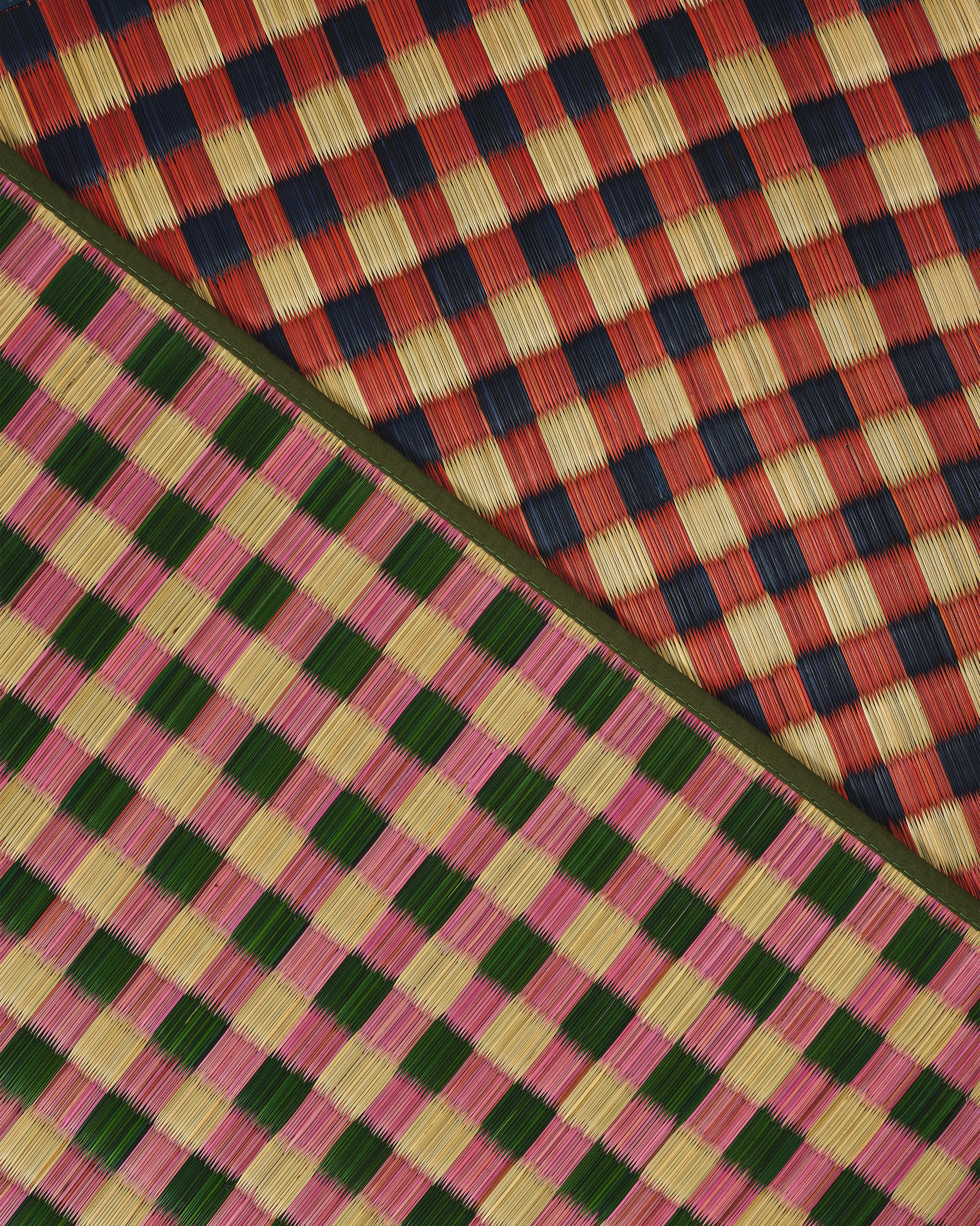 Capri Placemats, Red and Blue (Set of 4) - Image 3