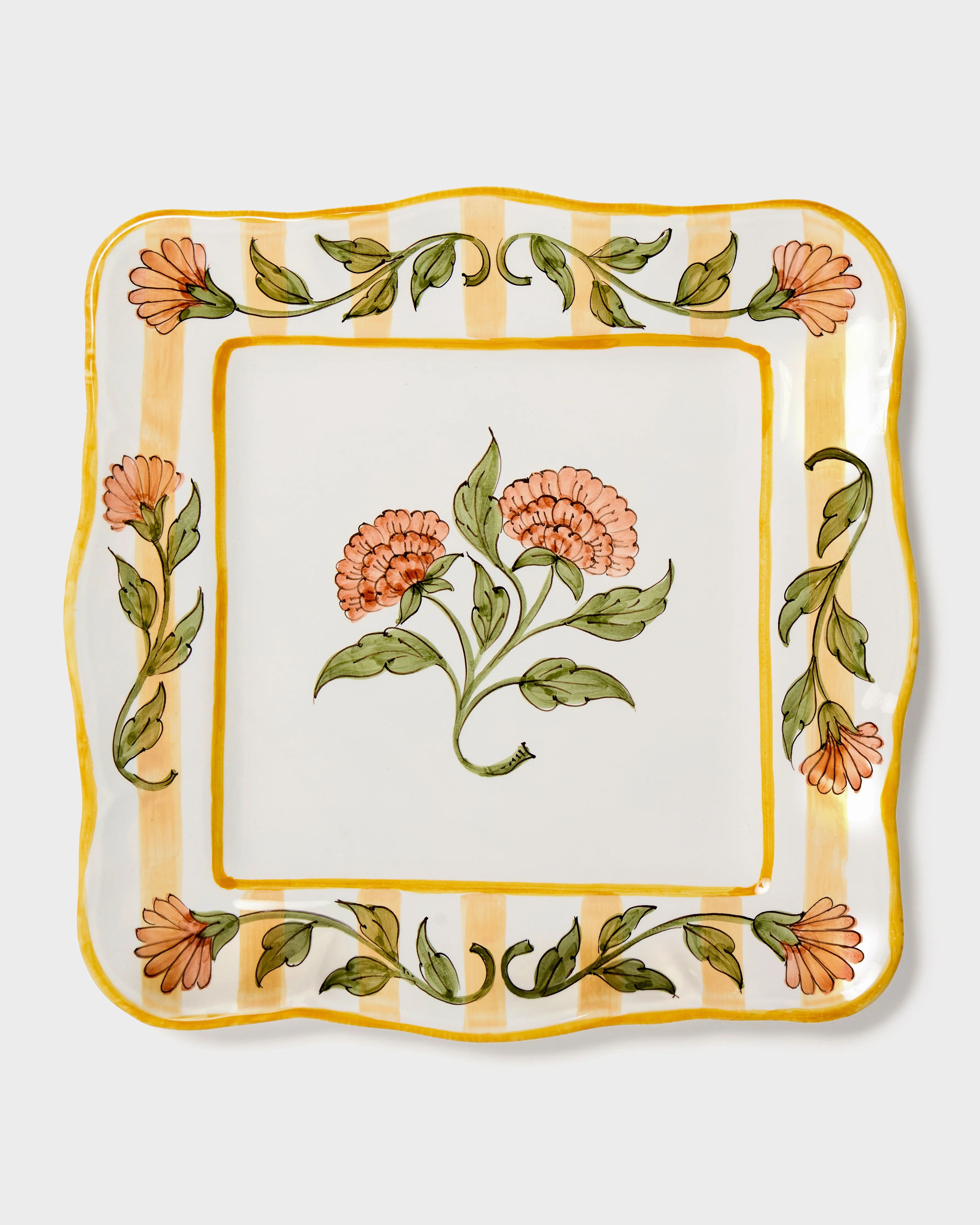 Destree x Cabana Charger Plate, Yellow