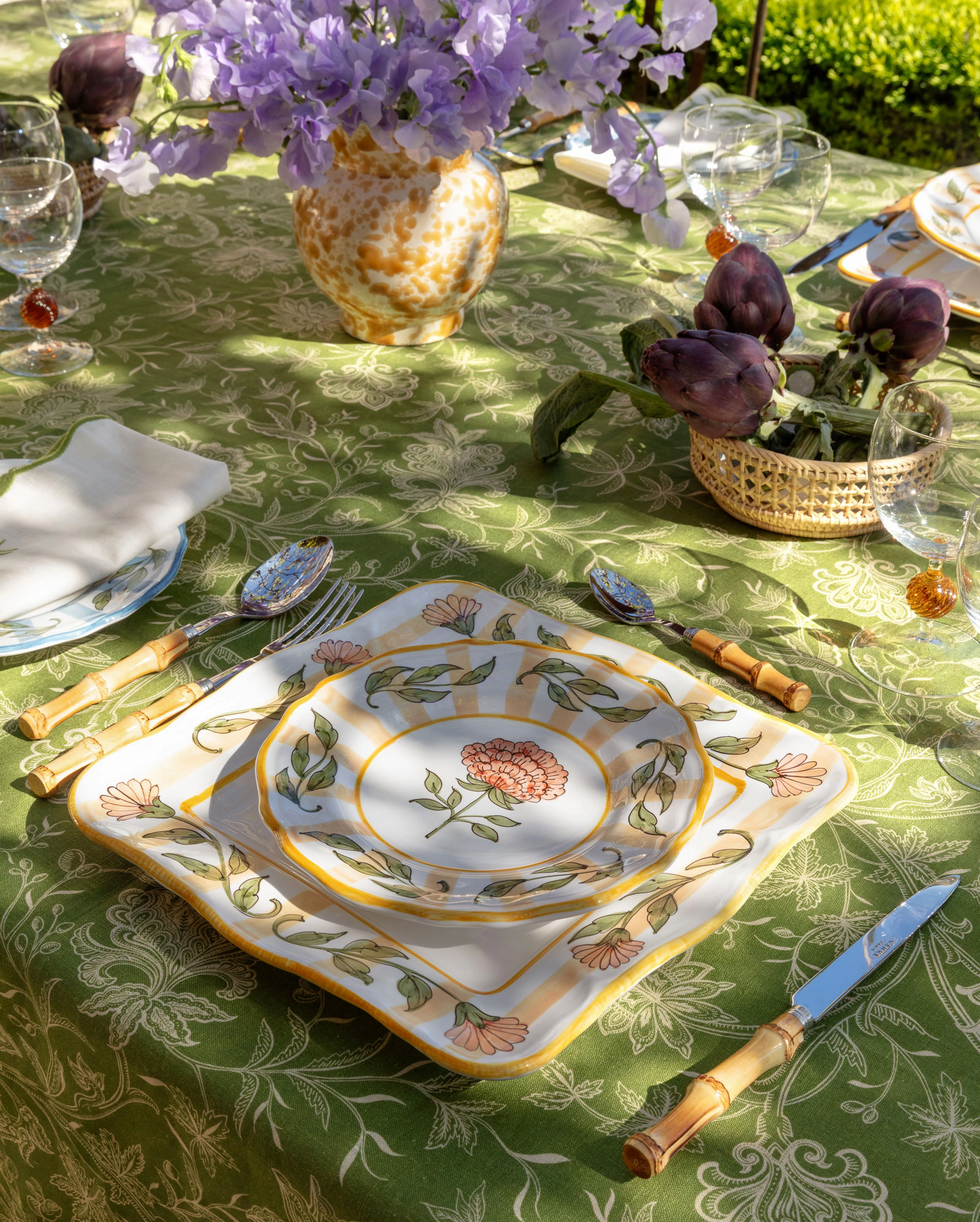 Destree x Cabana Dessert Plate, Yellow - Image 2