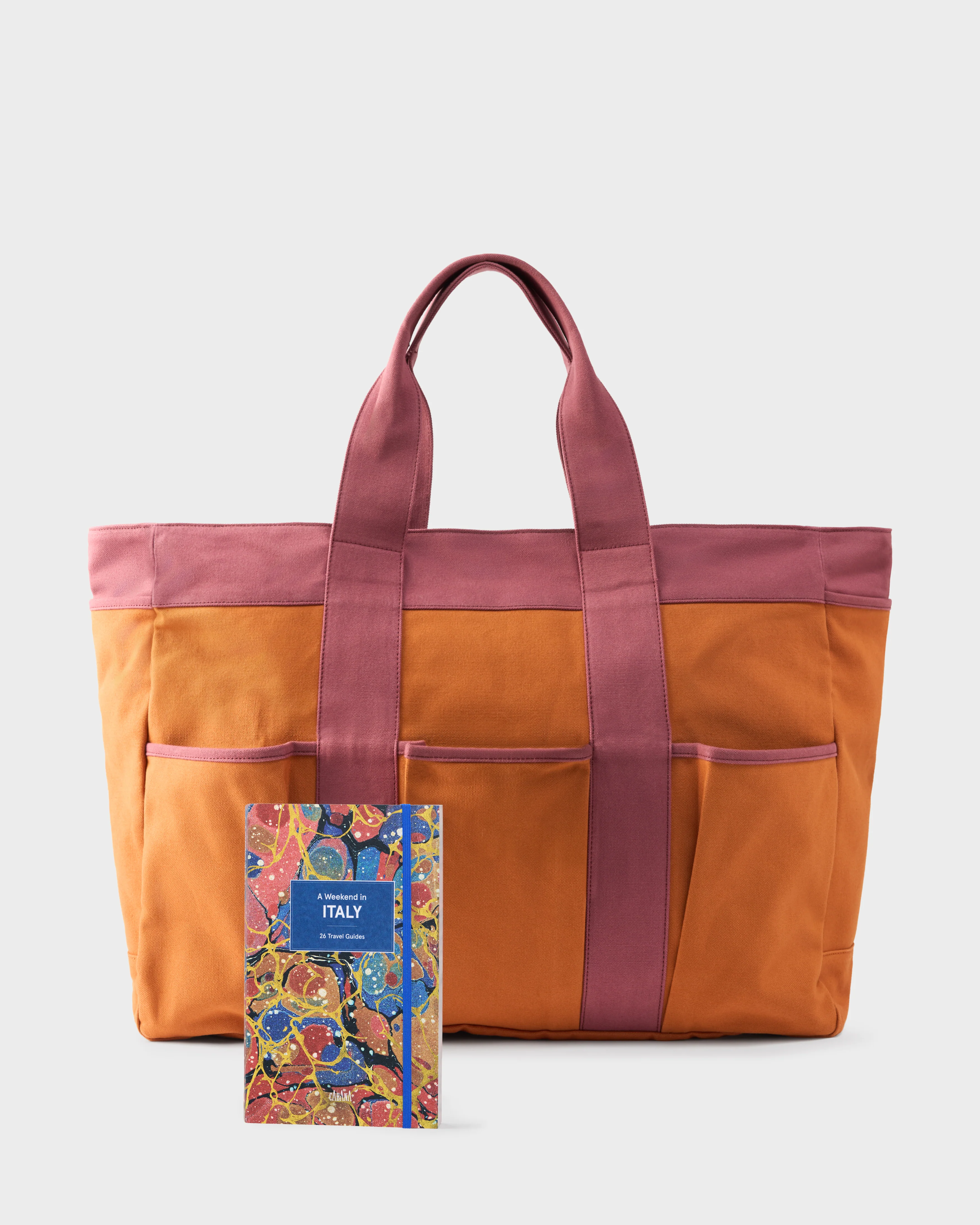 Jetsetter Travel Set (Tote Bag + A Weekend In Italy: Travel Guide)