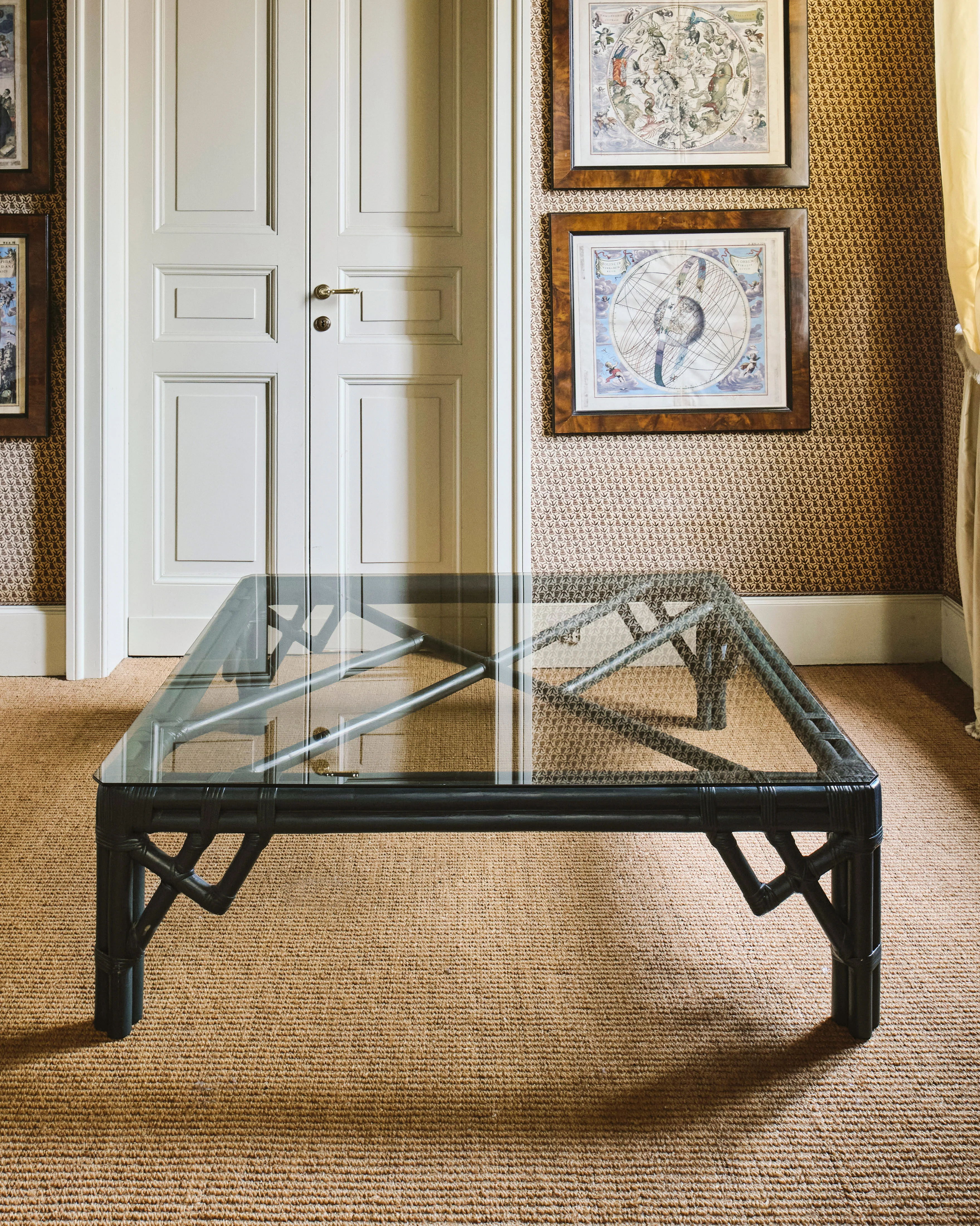 Vintage Dark Green Coffee Table