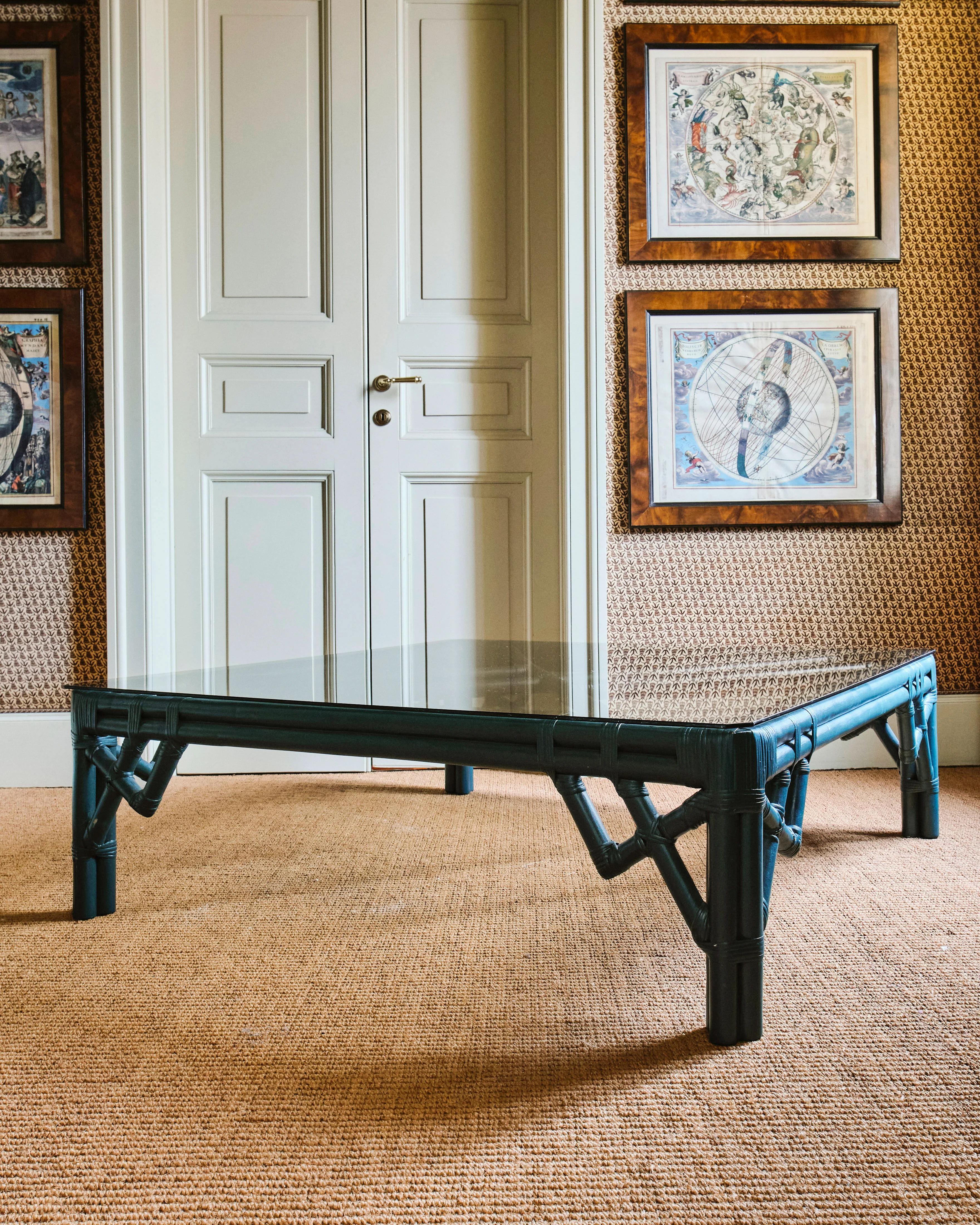Vintage Dark Green Coffee Table - Image 2