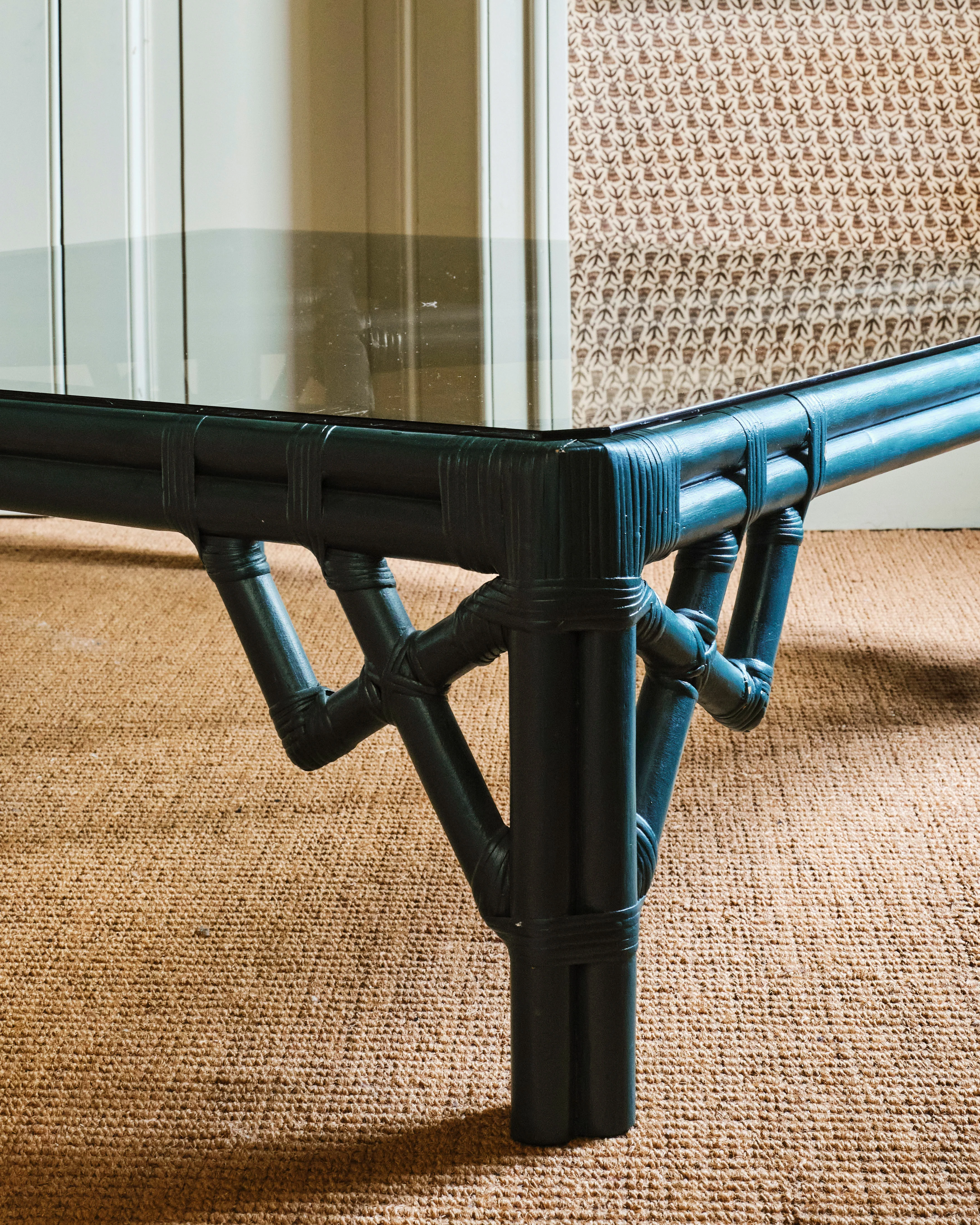 Vintage Dark Green Coffee Table - Image 3