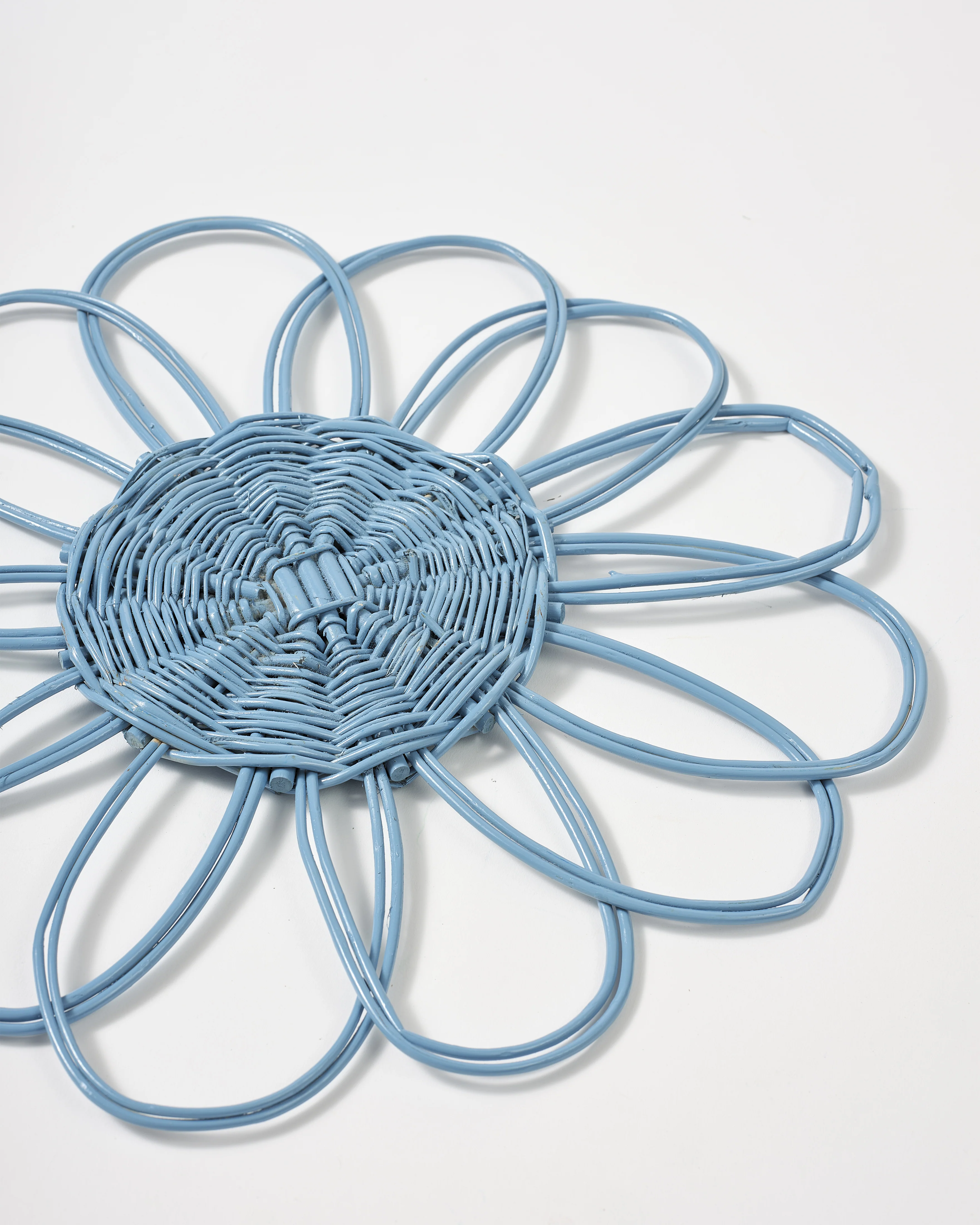 Wicker Placemat, Light Blue - Image 3