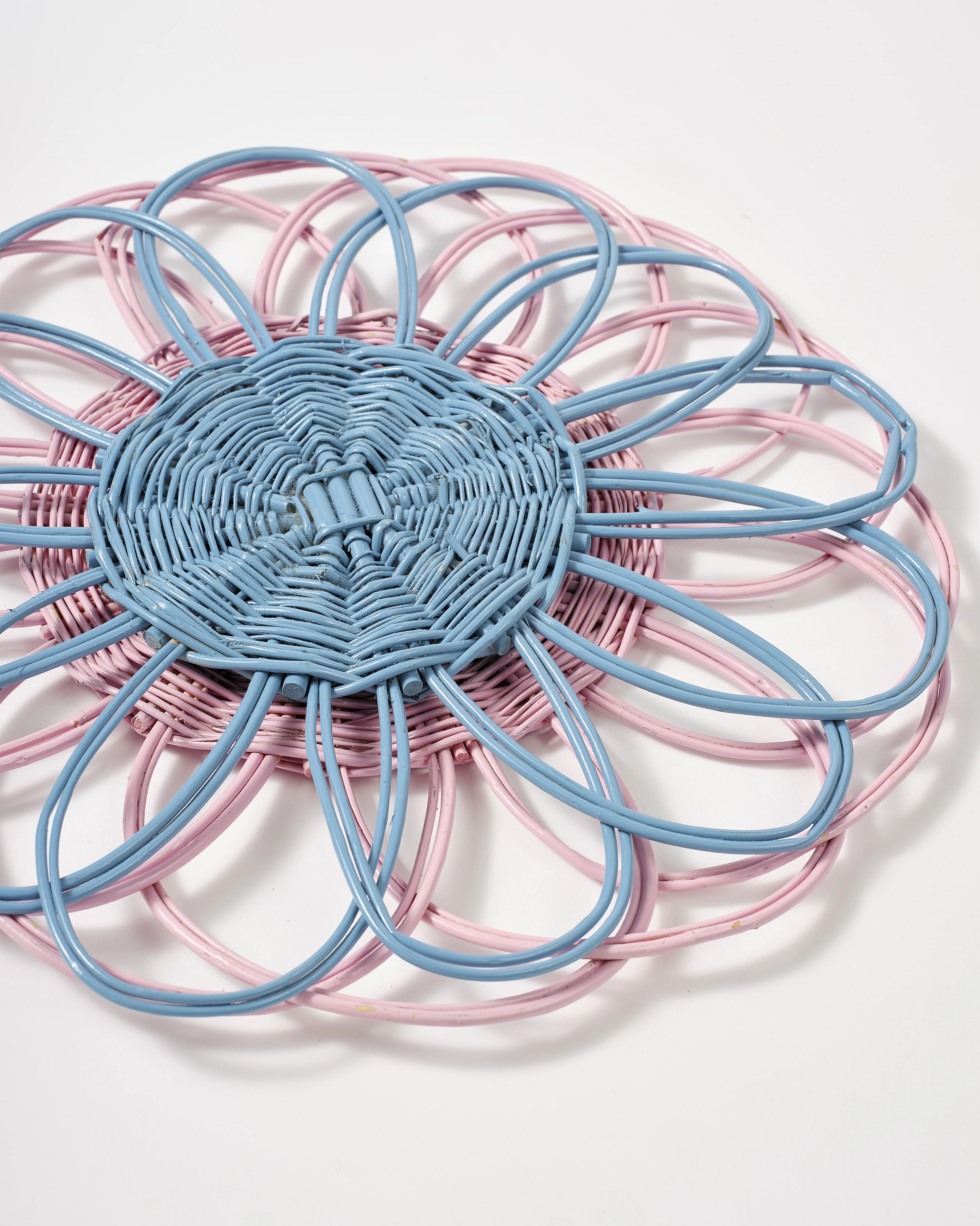 Wicker Placemat, Light Blue - Image 4