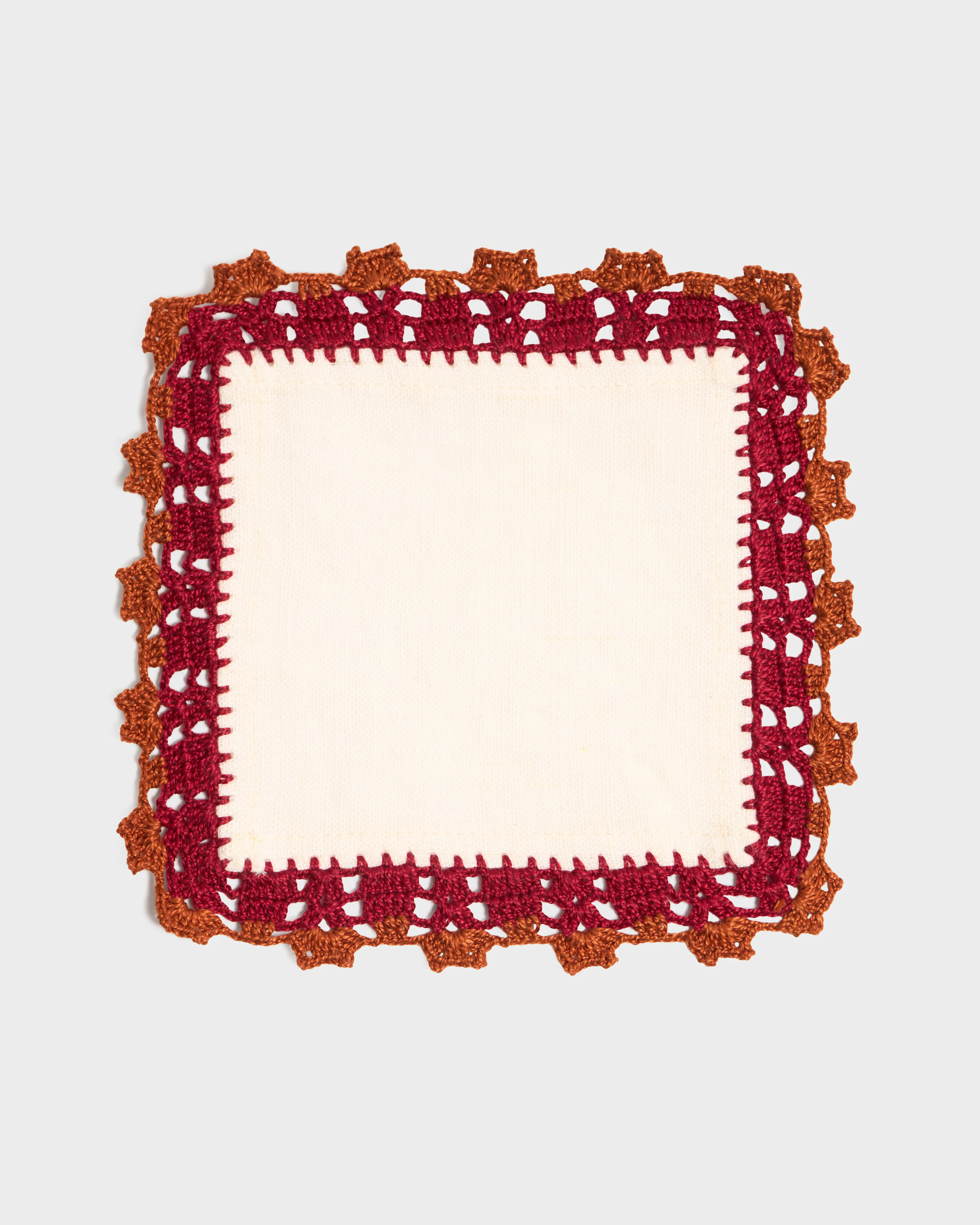 Crochet Embellished Cocktail Napkins (Set of 6) - Image 2
