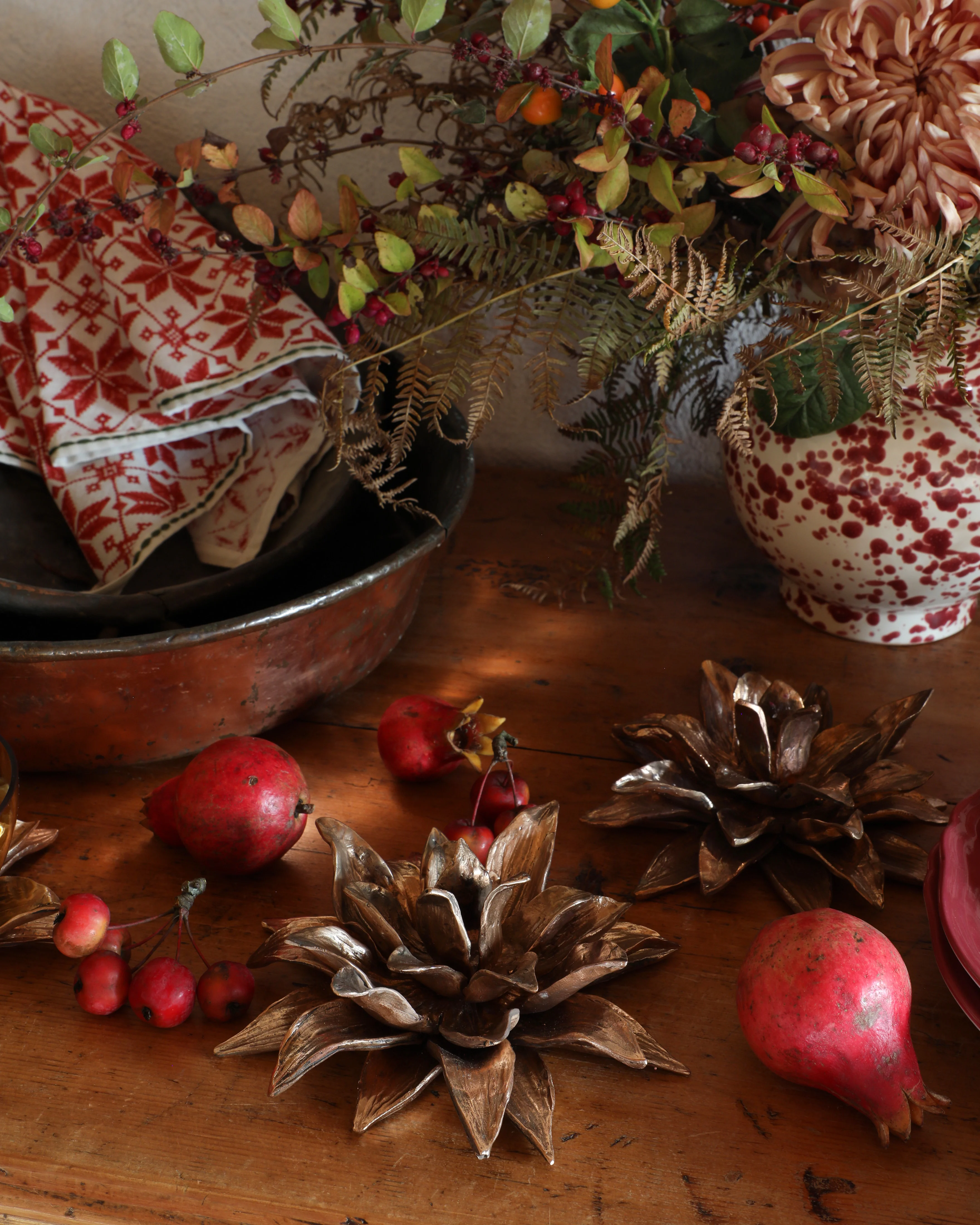 Dalia Bronze Candle Holder by Osanna Visconti, Large - Image 5