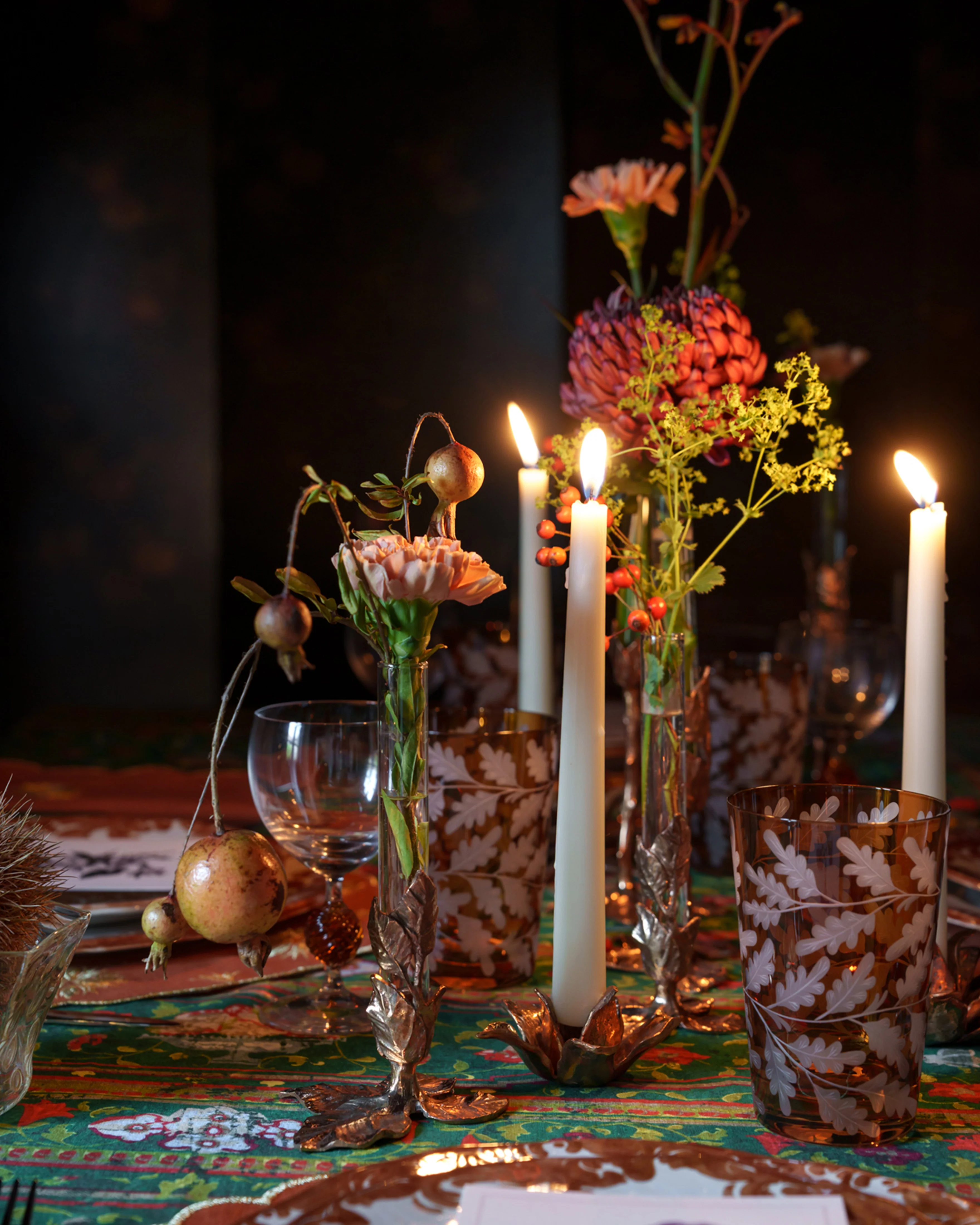 Dalia Bronze Candle Holder by Osanna Visconti, Small - Image 2