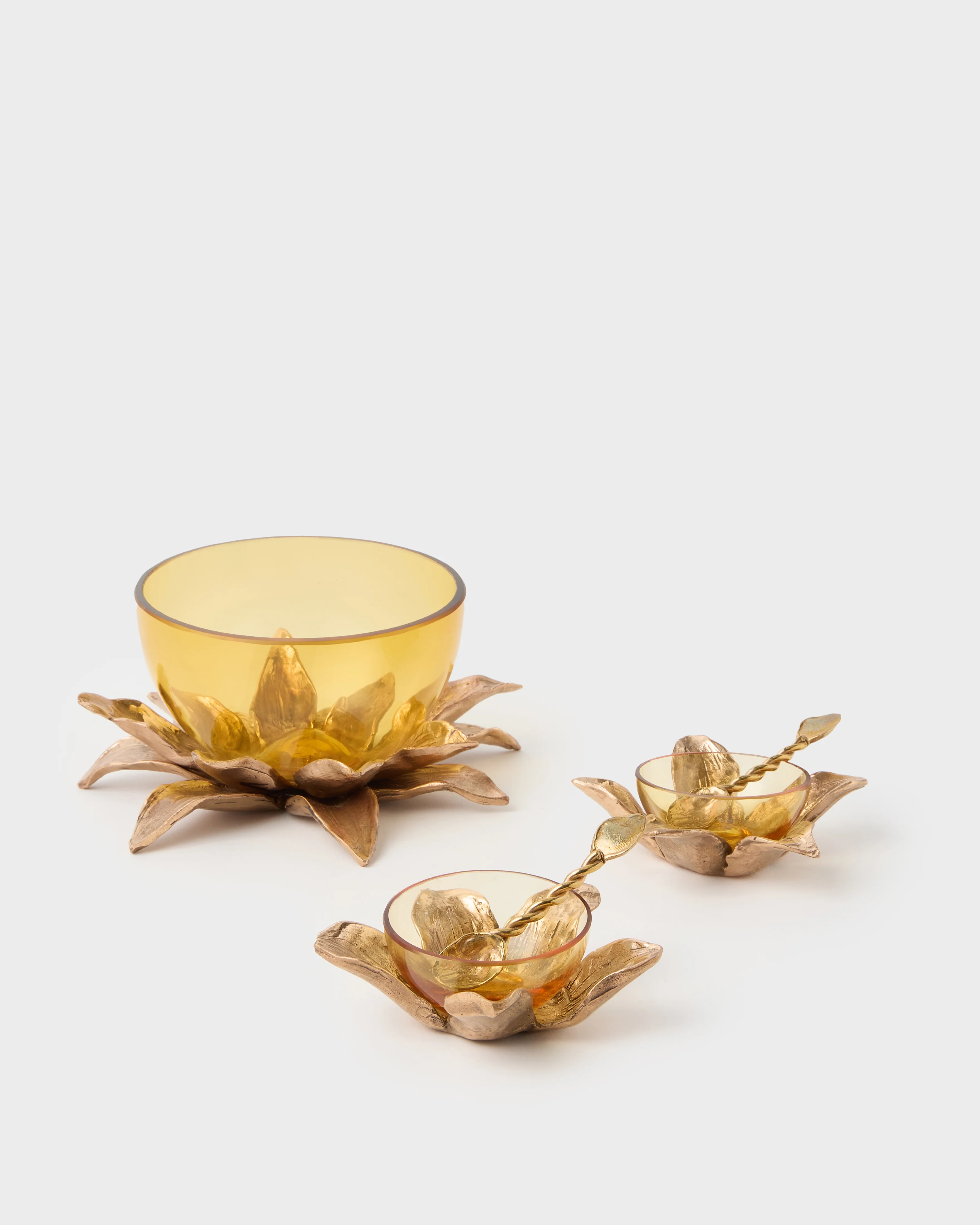 Dalia Bronze Salt and Pepper Set by Osanna Visconti (Set of 2) - Image 4