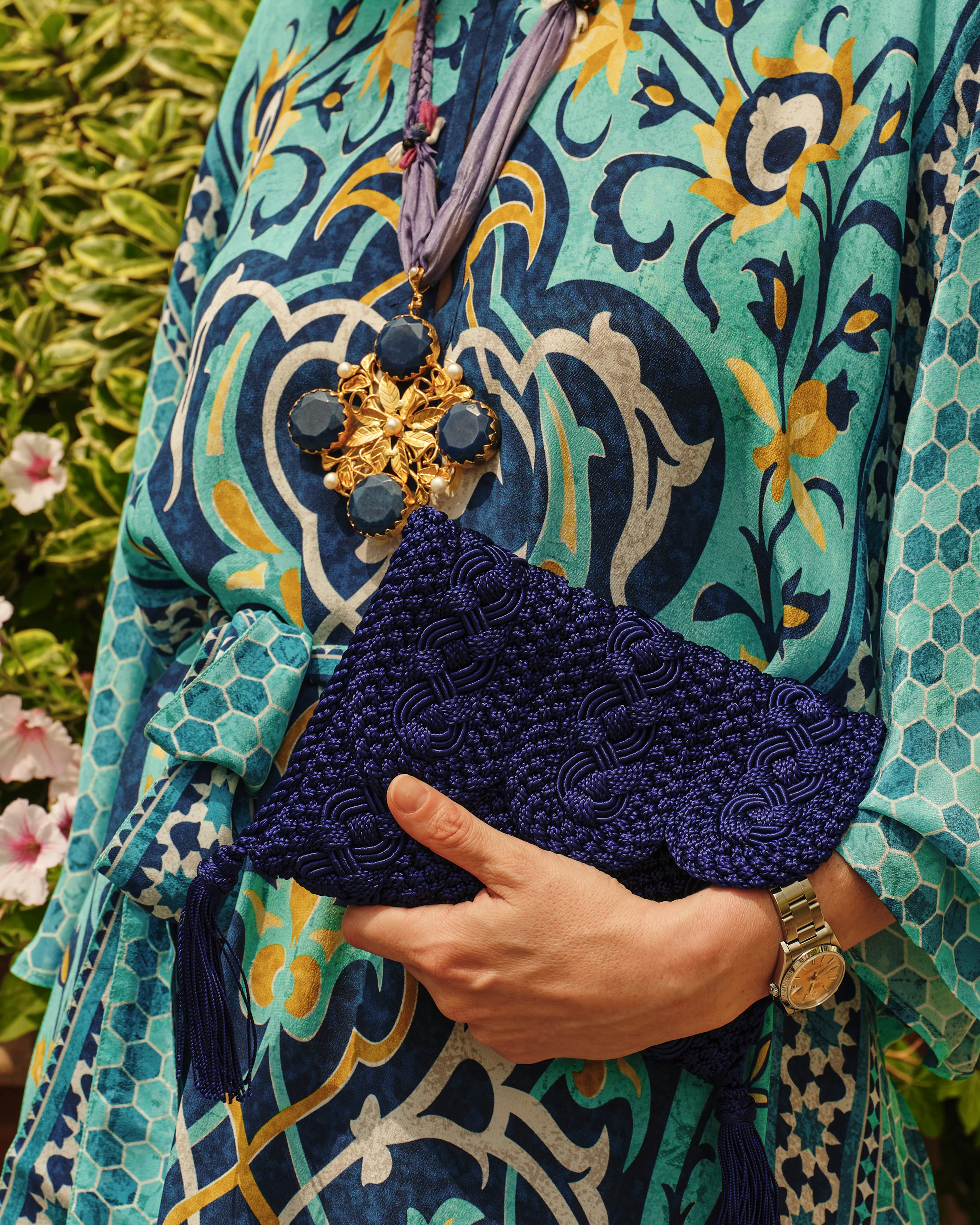 D'Ascoli Marmaris Silk Kaftan - Image 4