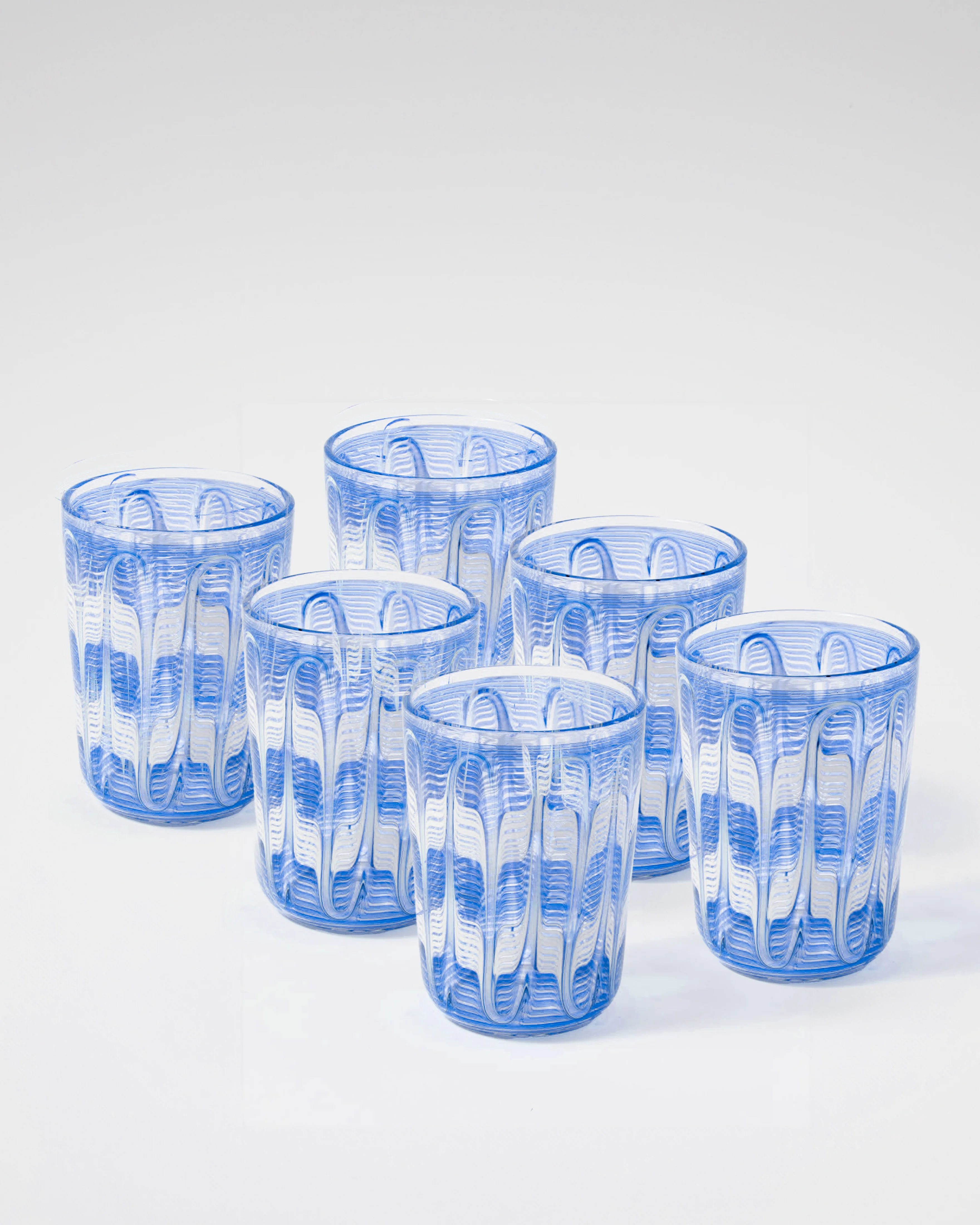 D'Ascoli Donatello Tumblers, Sapphire (Set of 6) - Image 3