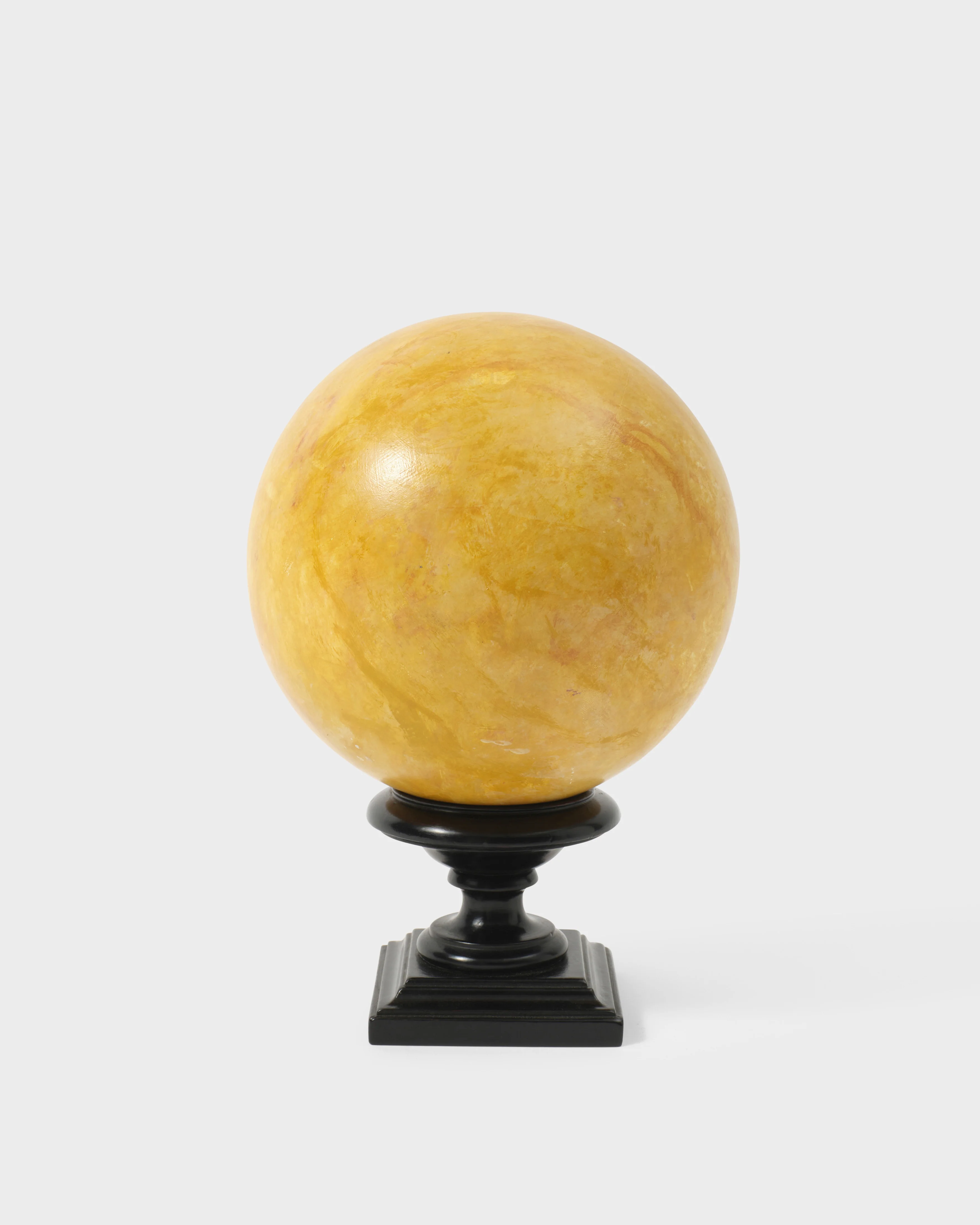 Decorative Sphere in Ochre, Large