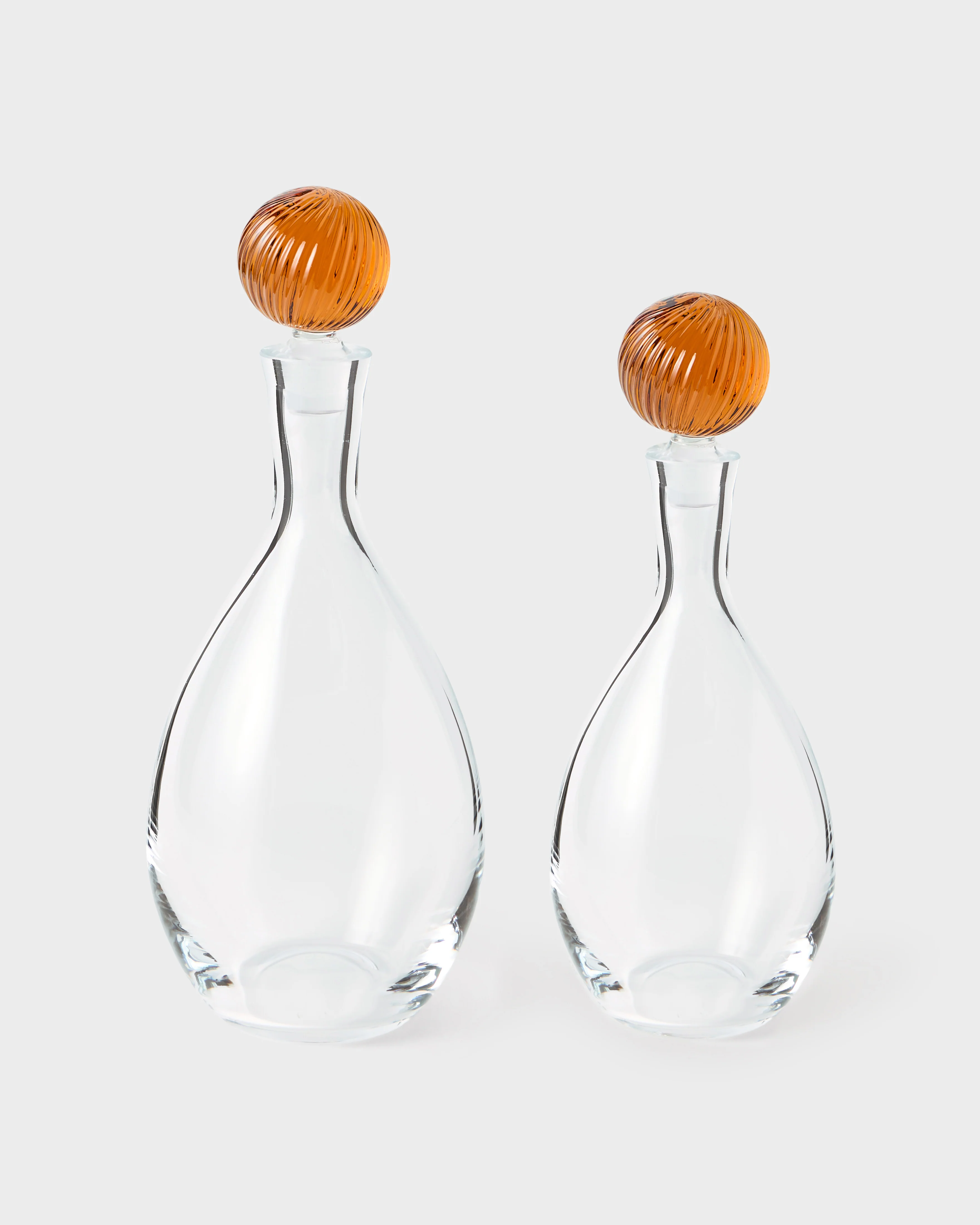 Demetra Glass Bottle Ochre, Large - Image 3