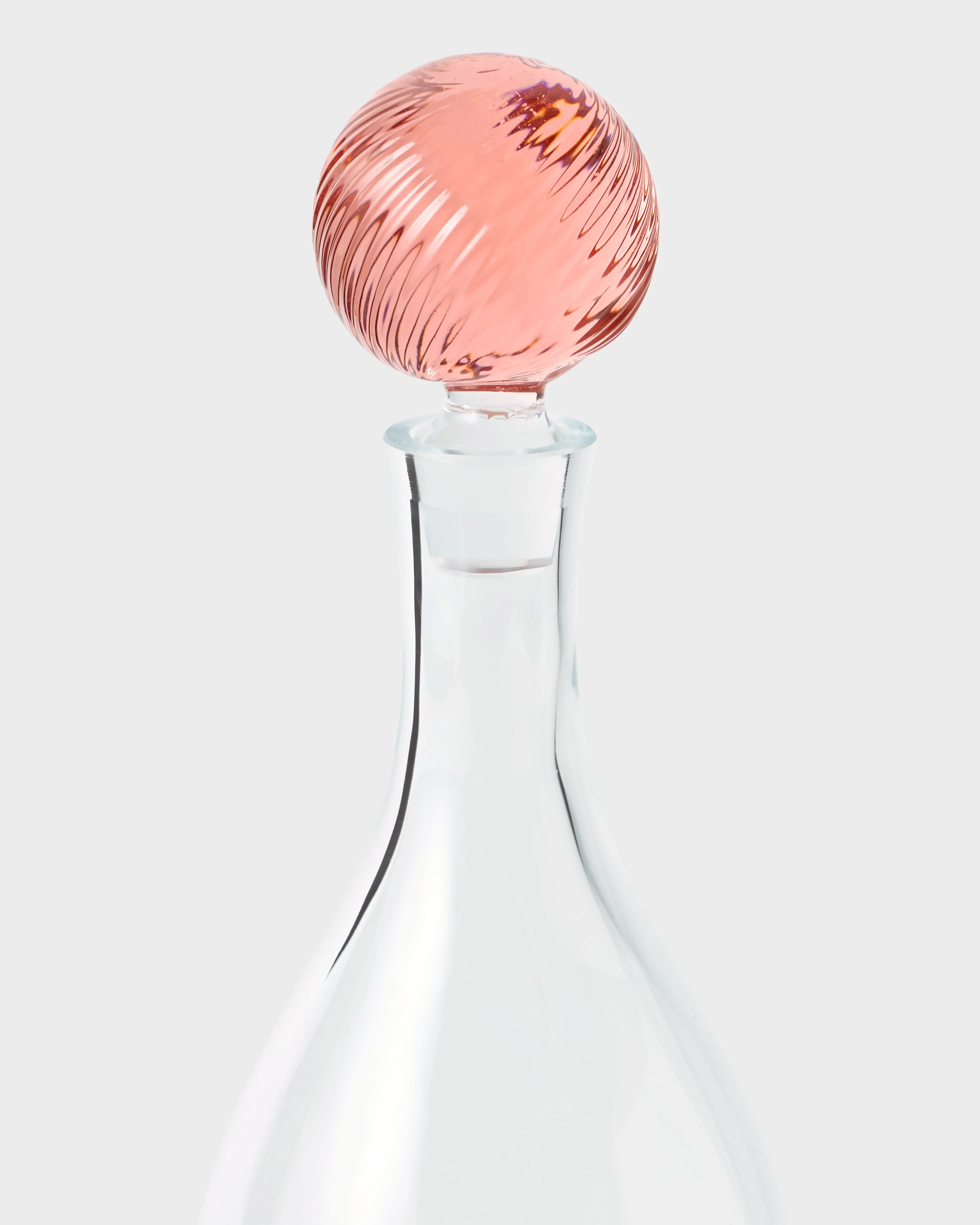 Demetra Glass Bottle Pink, Medium - Image 2