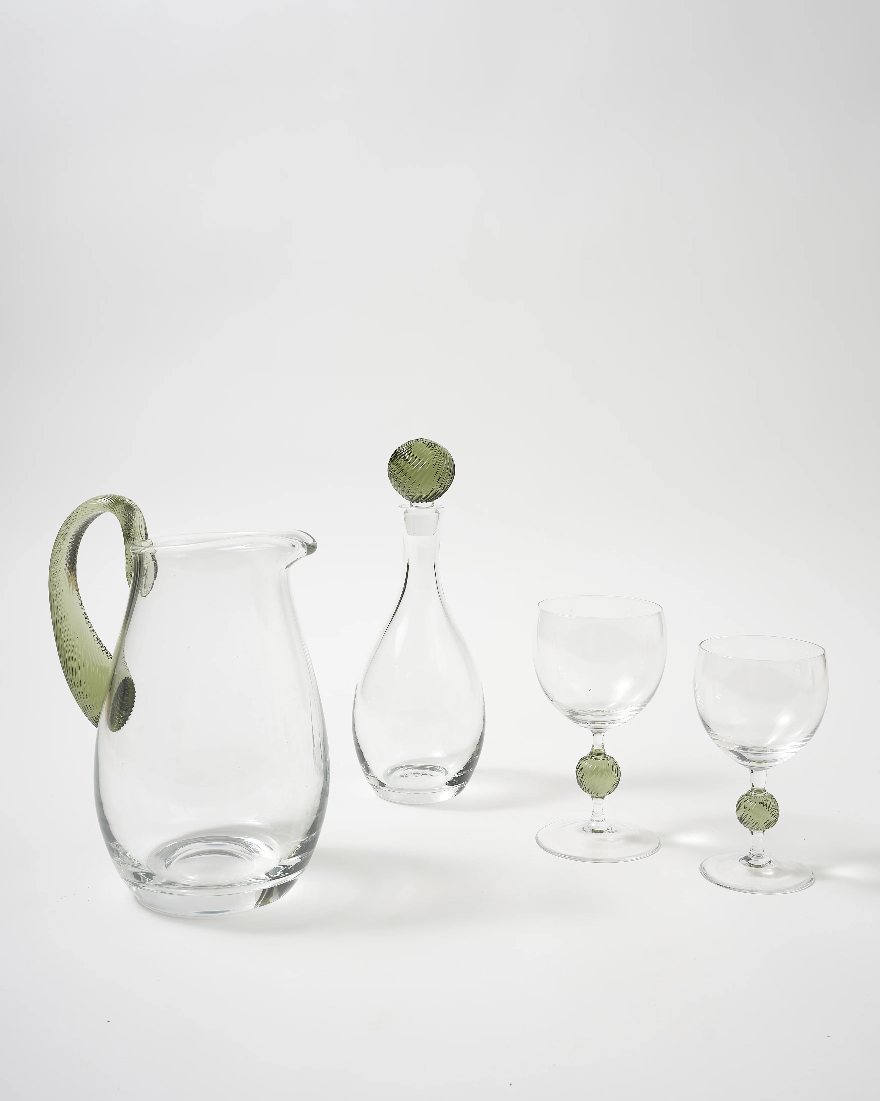 Demetra Wine Glass, Green - Image 4