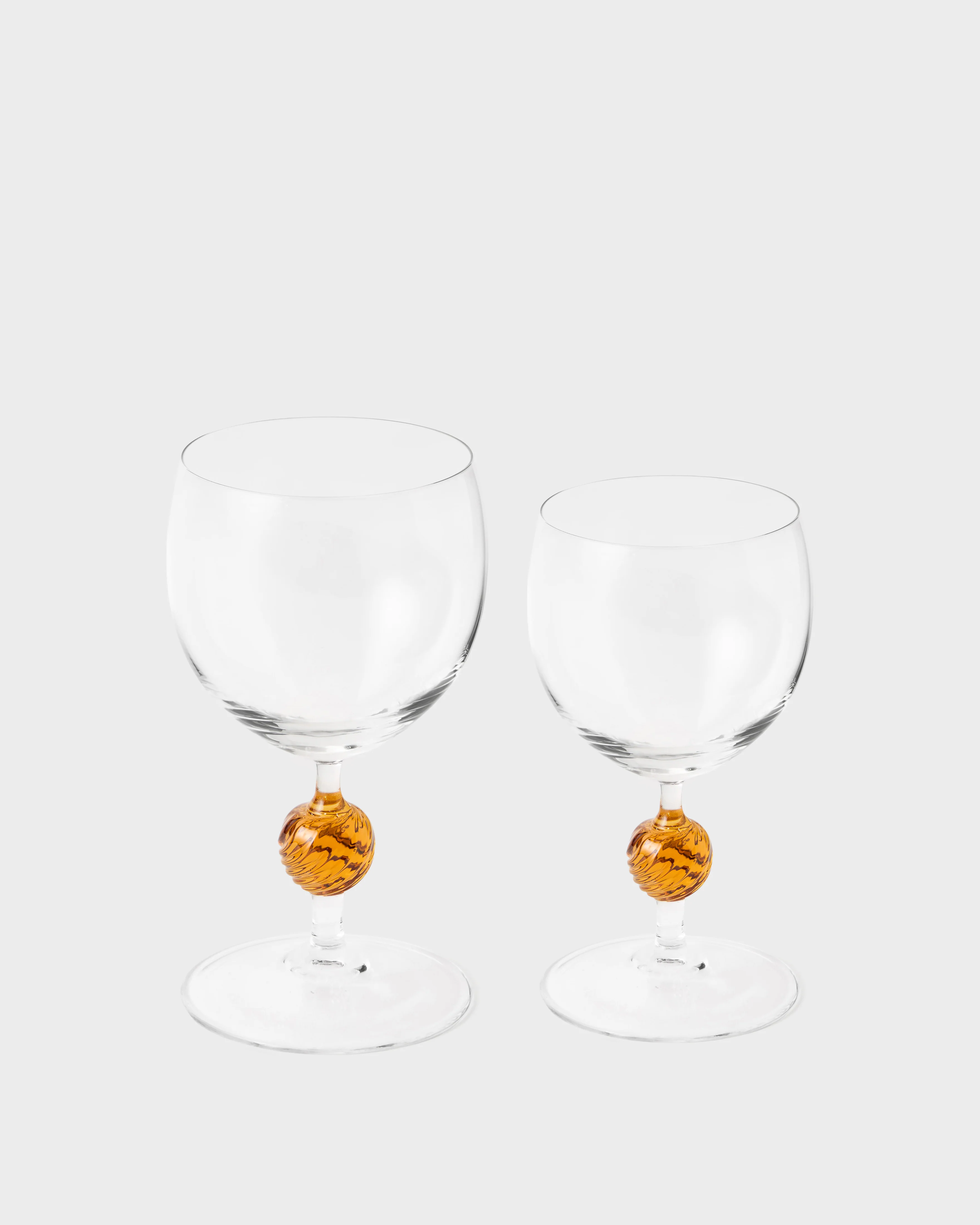 Demetra Wine Glass, Ochre - Image 3