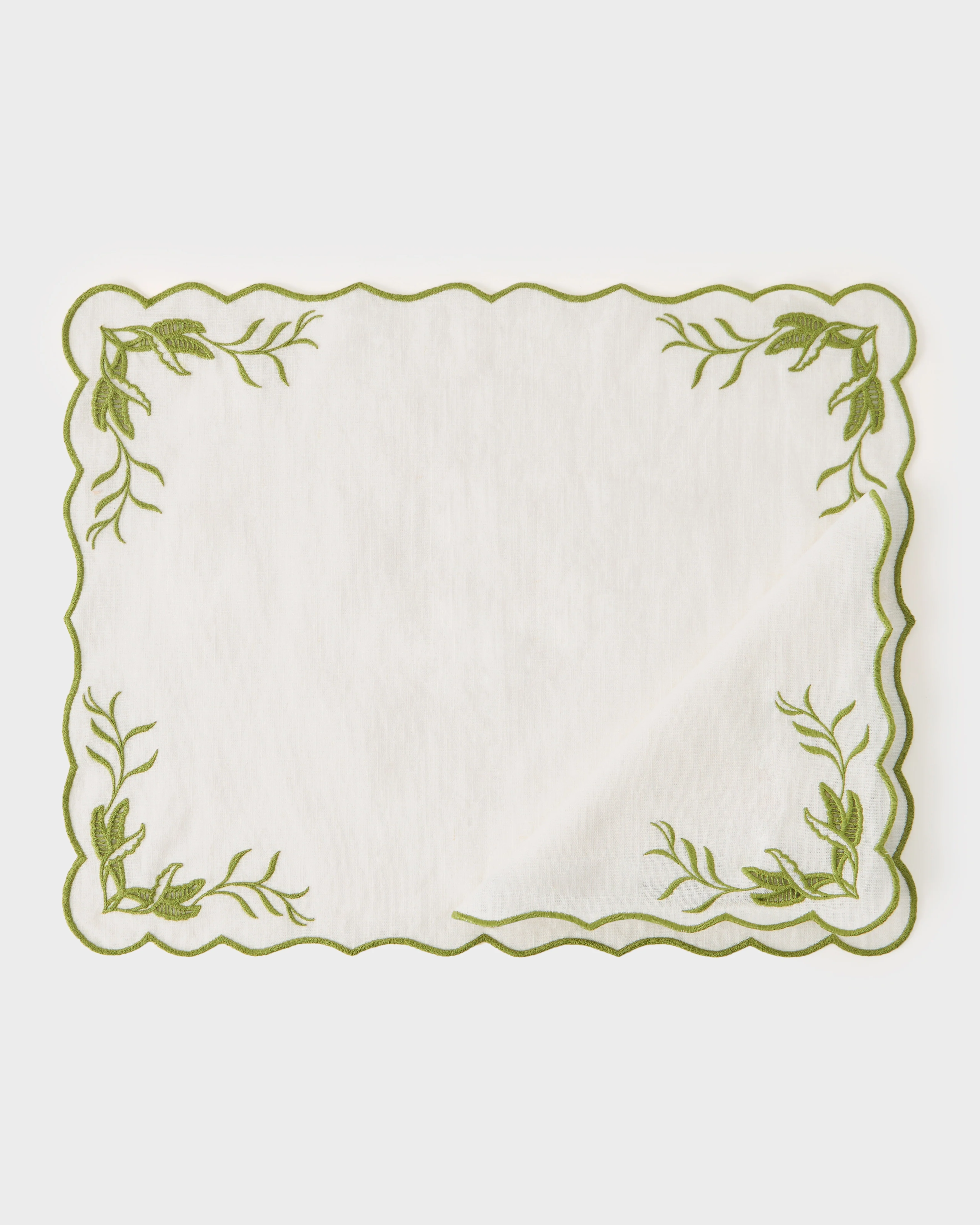 Destree x Cabana Embroidered Linen Placemat - Image 3