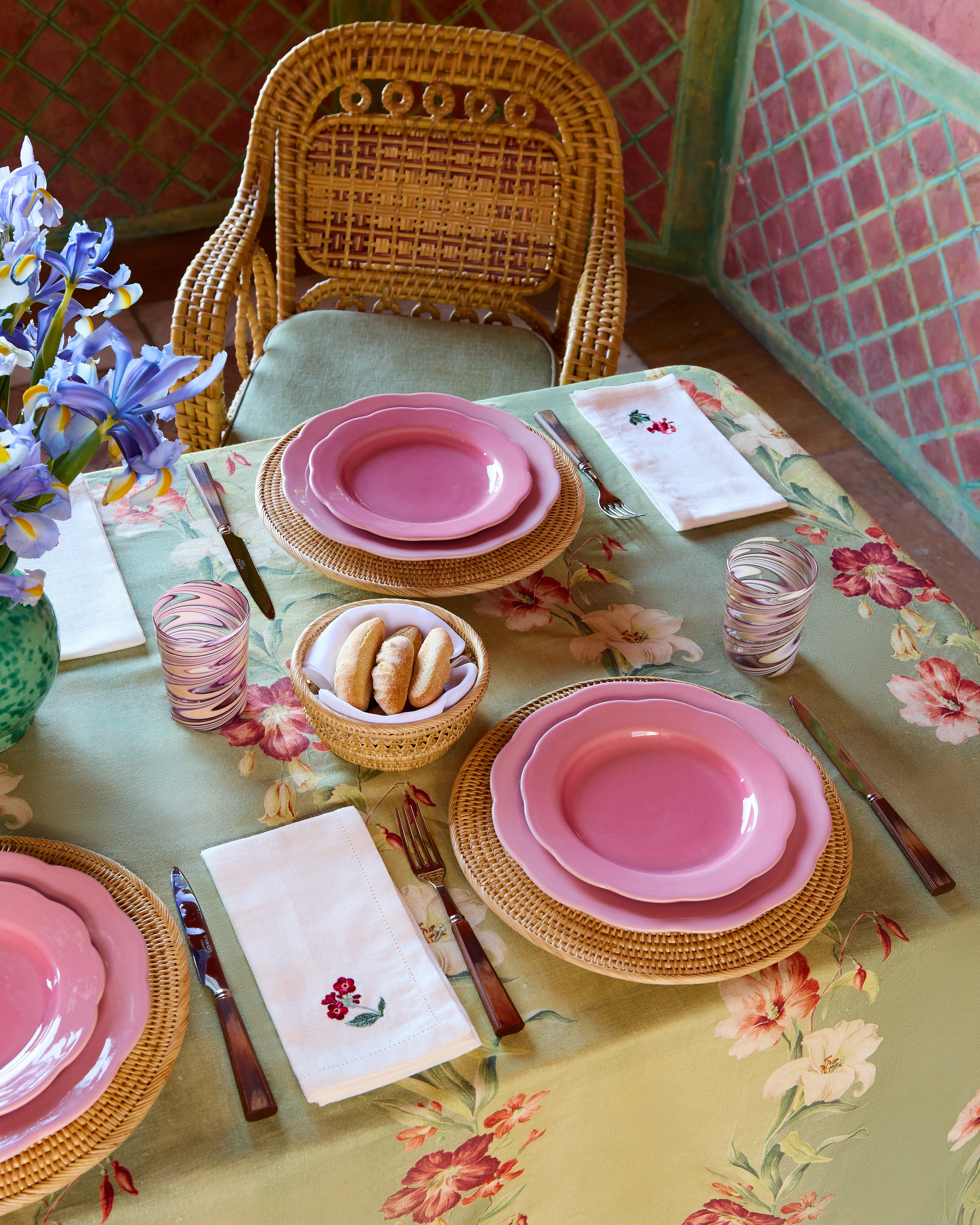 Fiore Dessert Plate Pink - Image 2