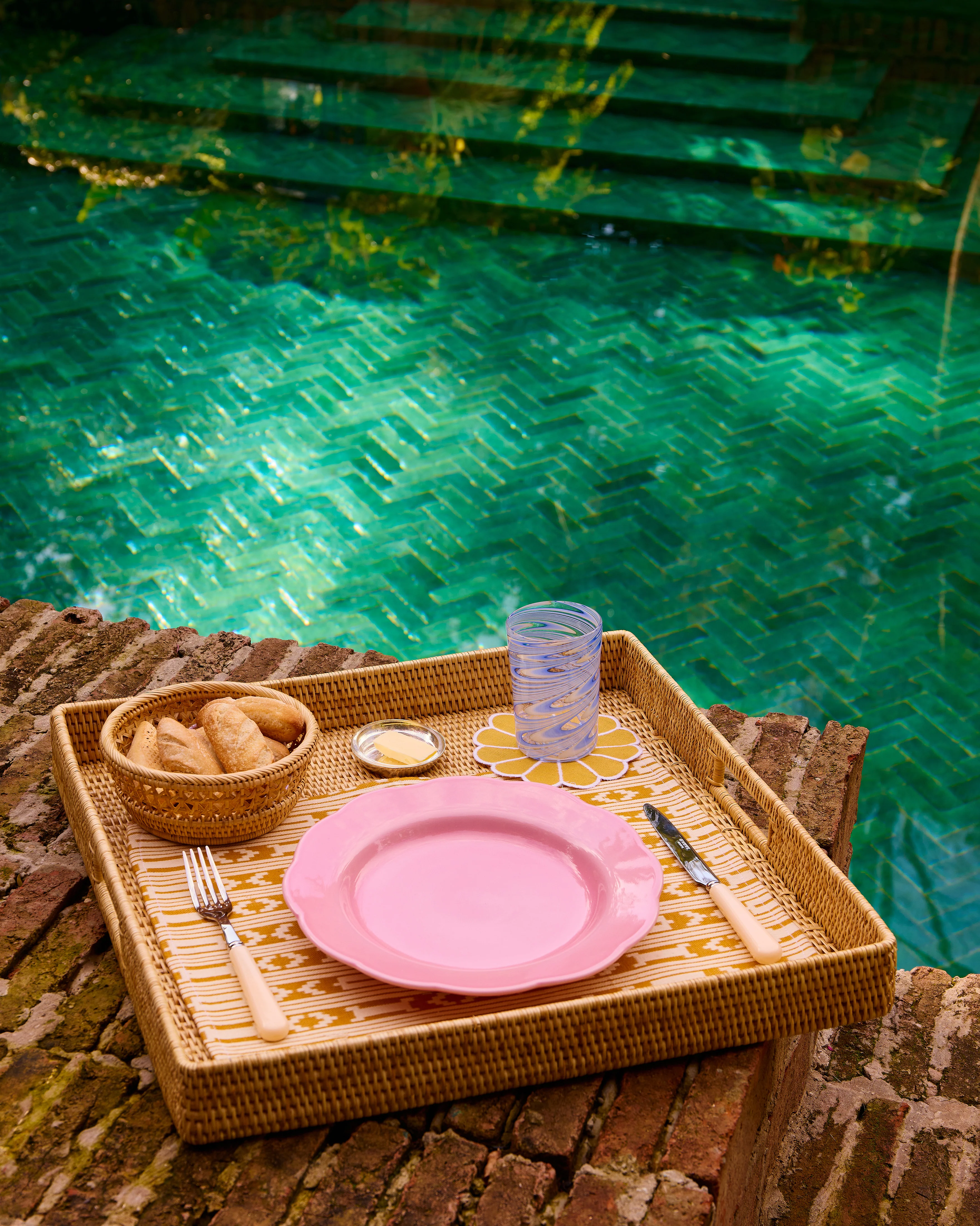 Fiore Dinner Plate Pink - Image 2