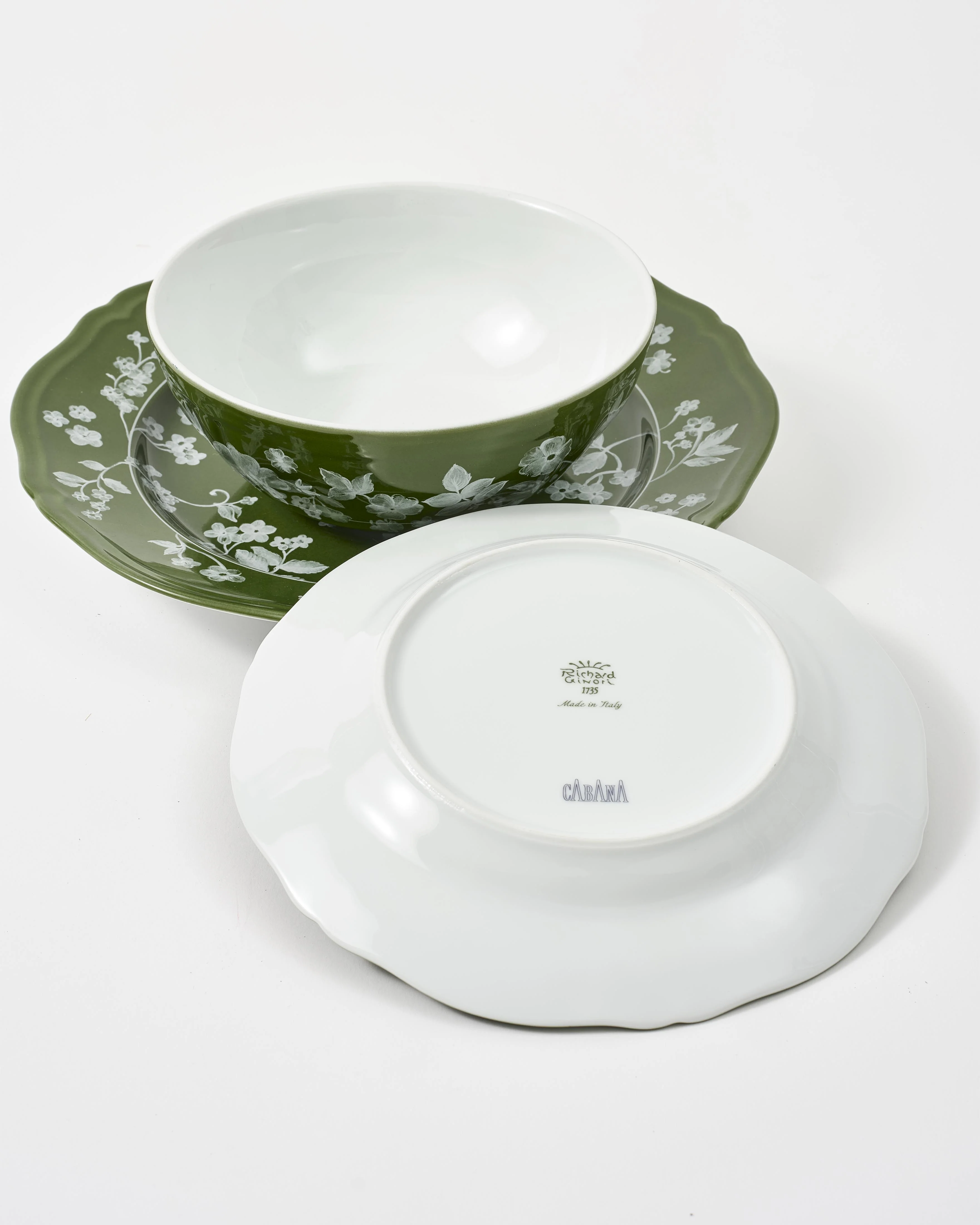 Floral Bowl Green by Ginori 1735 - Image 3