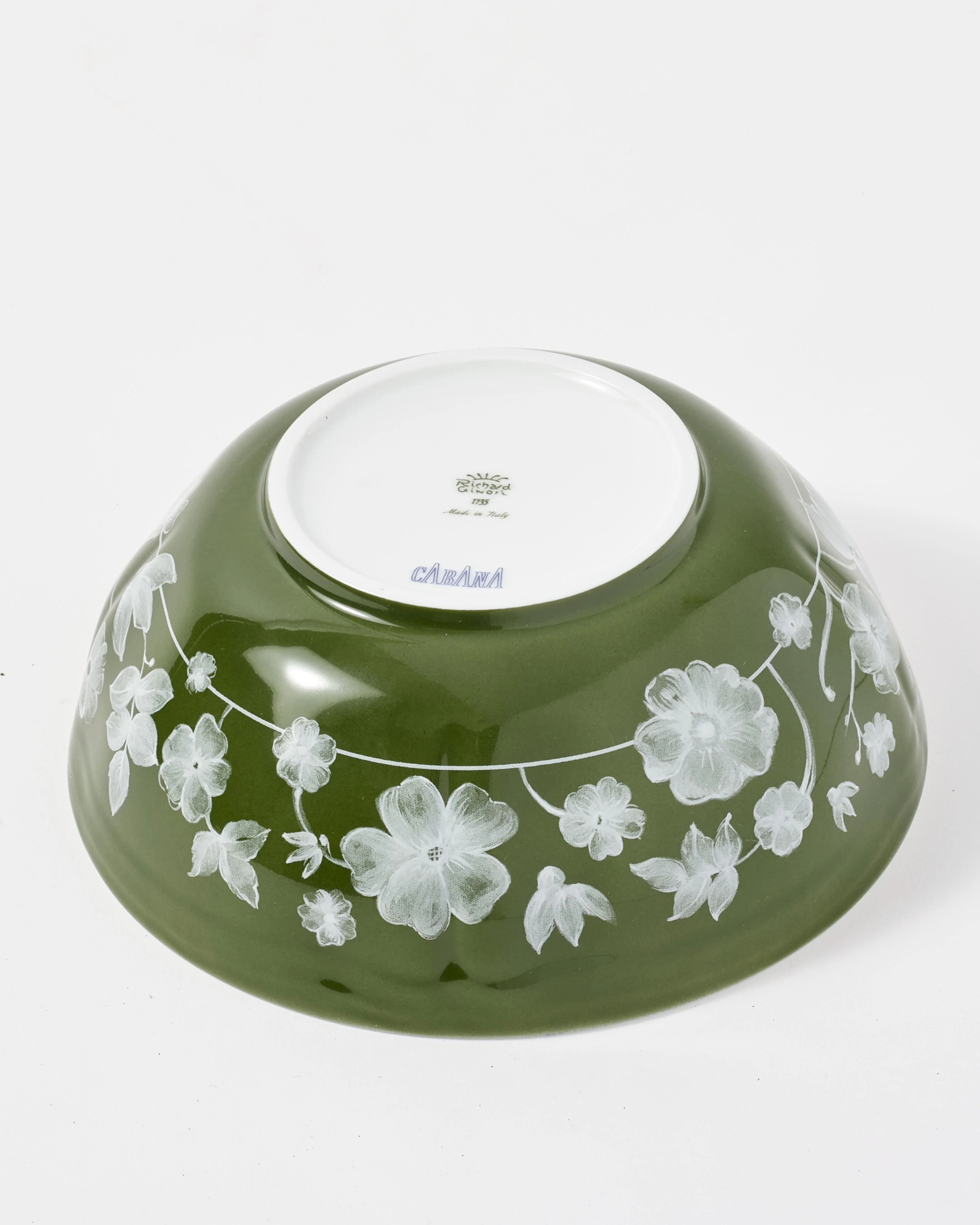 Floral Bowl Green by Ginori 1735 - Image 4