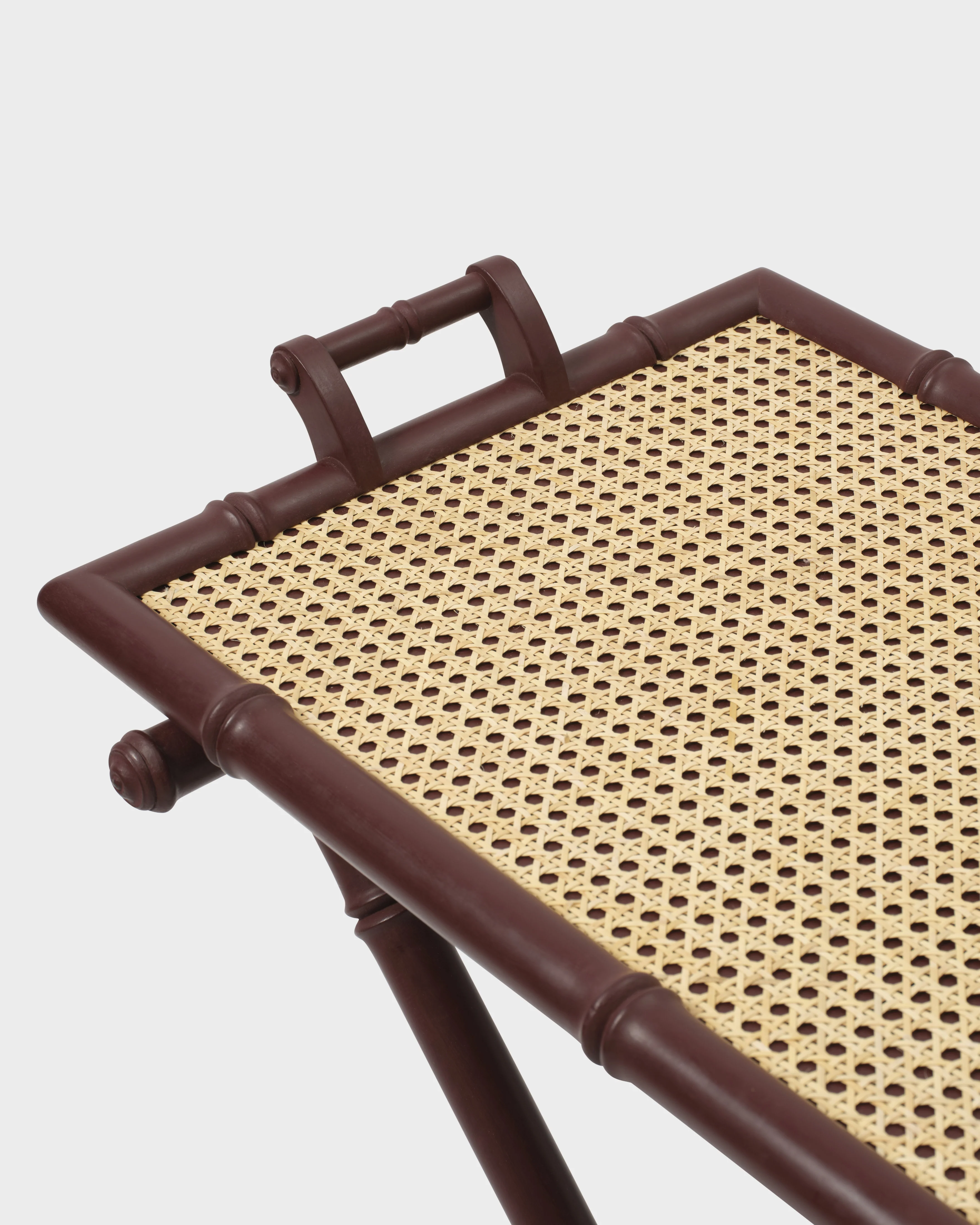 Folding Tray Table Brown, Large - Image 3