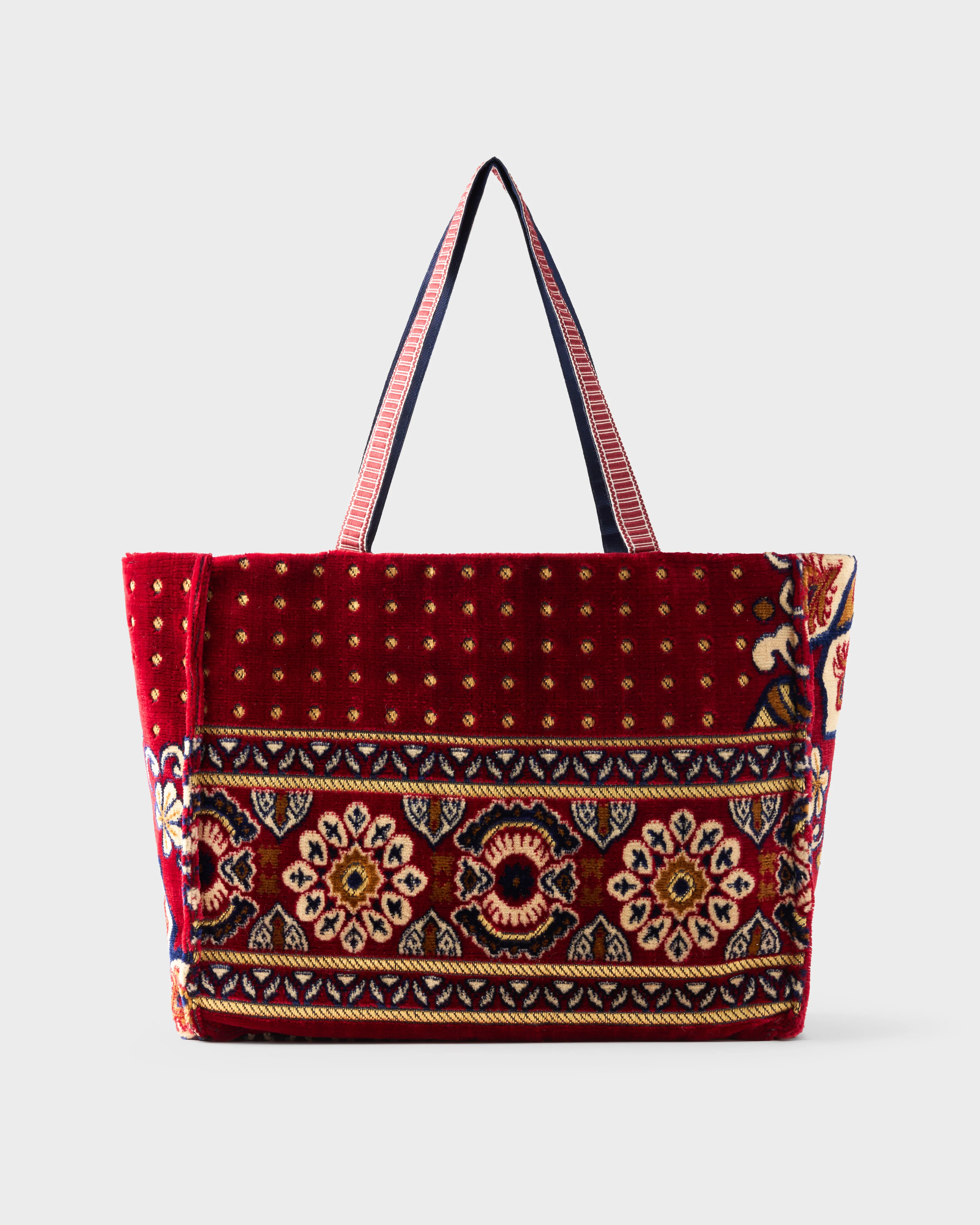 Gilla Tote Bag, Red - Image 2
