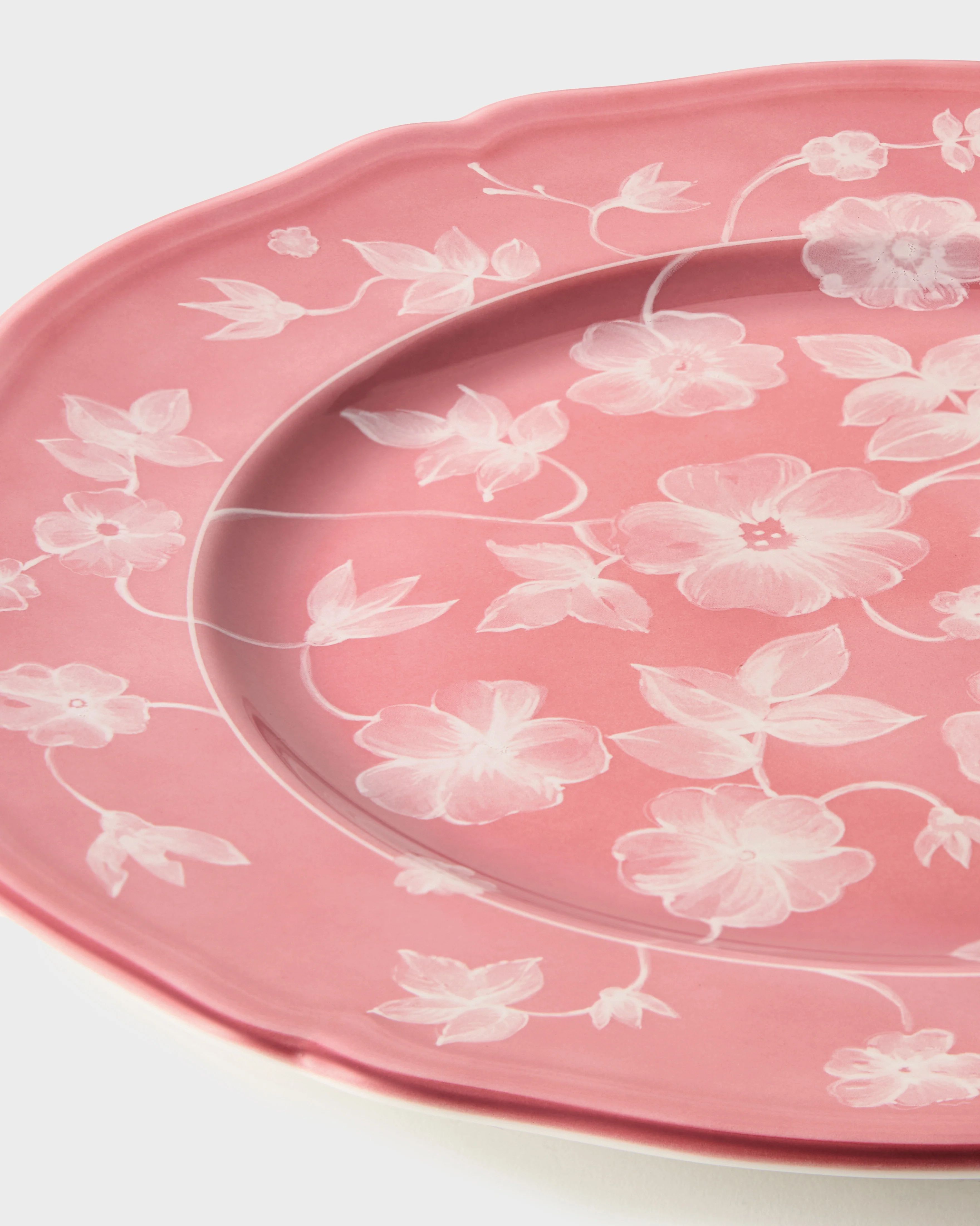 Floral Charger Plate Pink by Ginori 1735 - Image 3