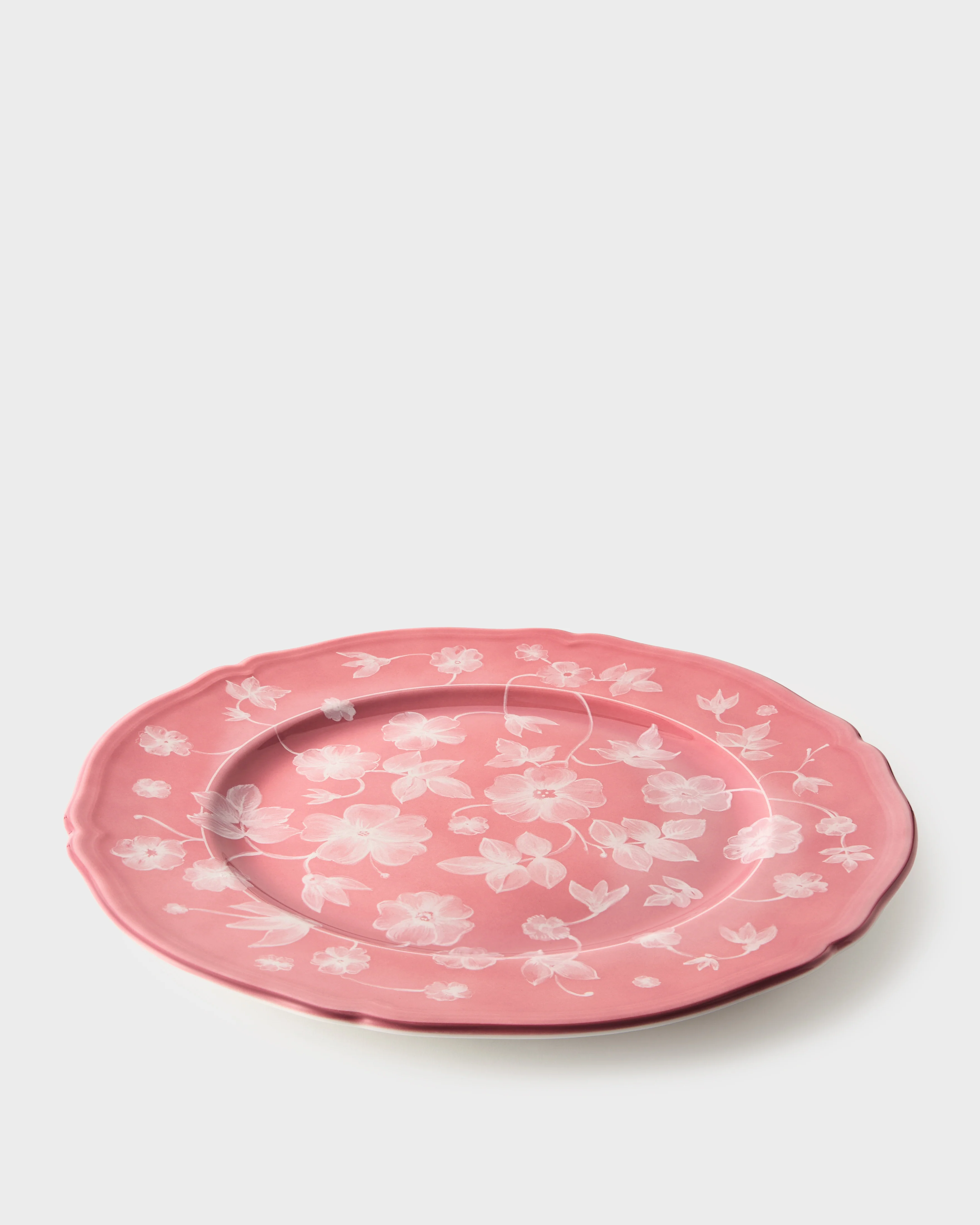 Floral Charger Plate Pink by Ginori 1735 - Image 4