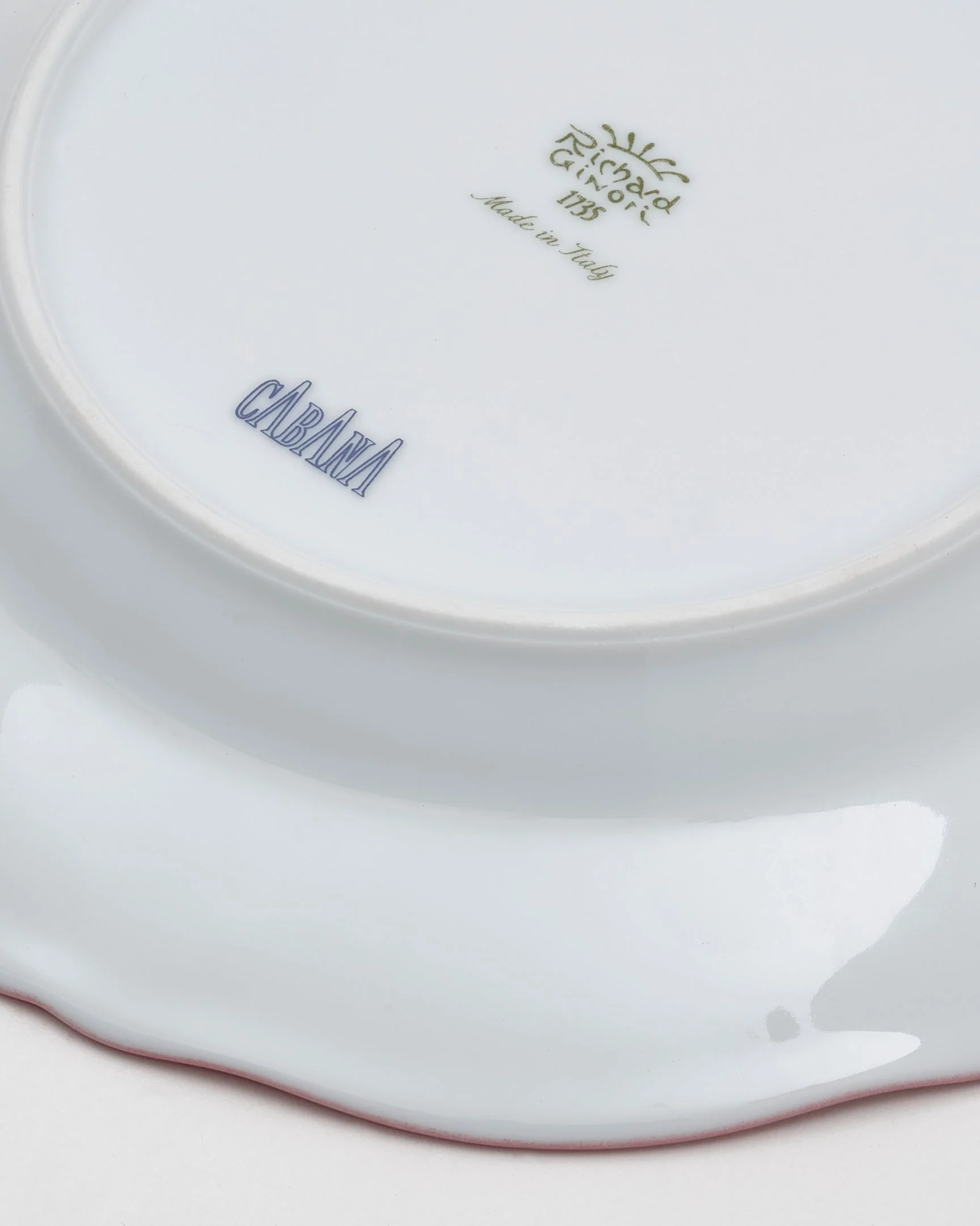 Floral Dessert Plate Petrol by Ginori 1735 - Image 3