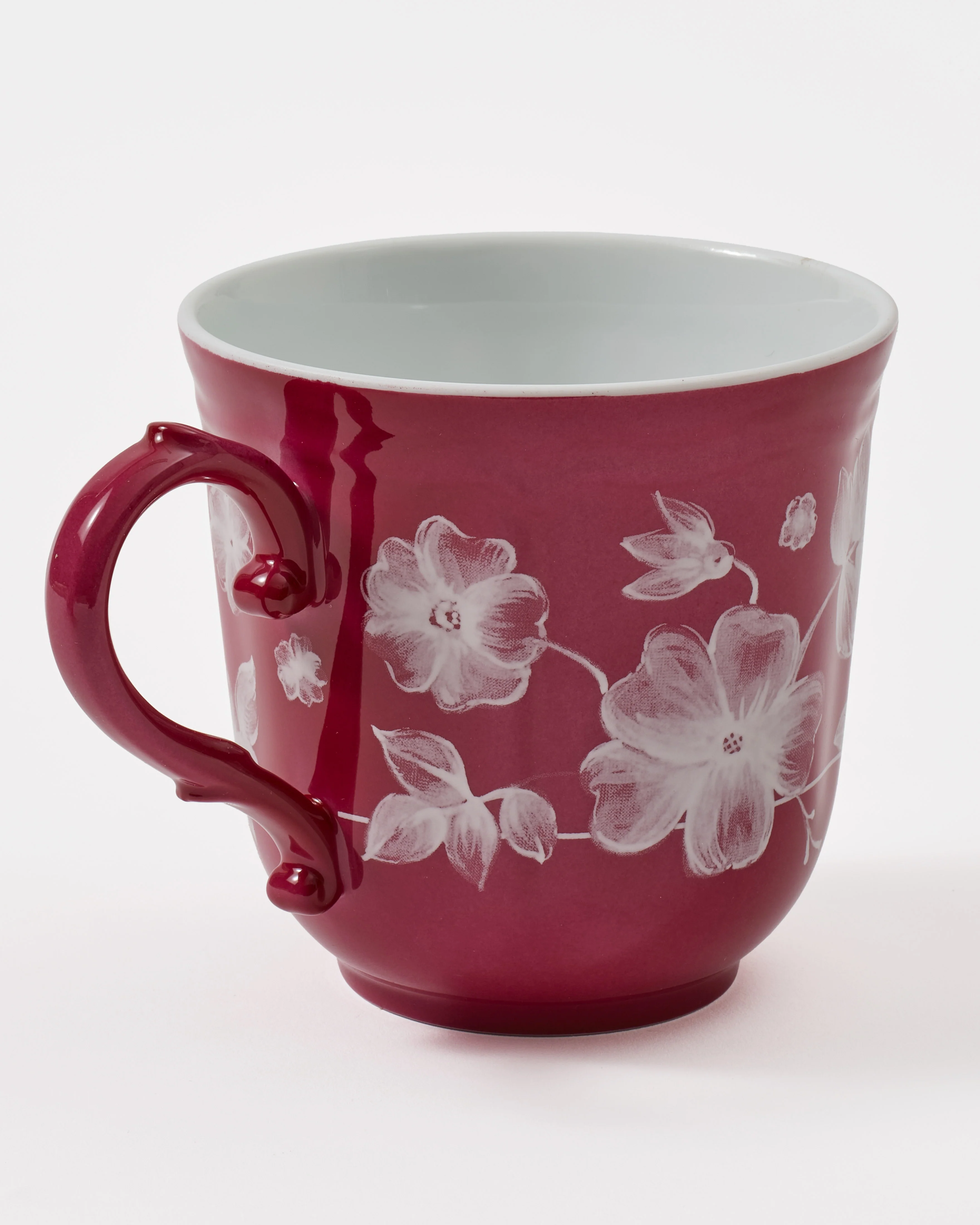 Floral Mug, Magenta (Set of 2) by Ginori 1735 - Image 3