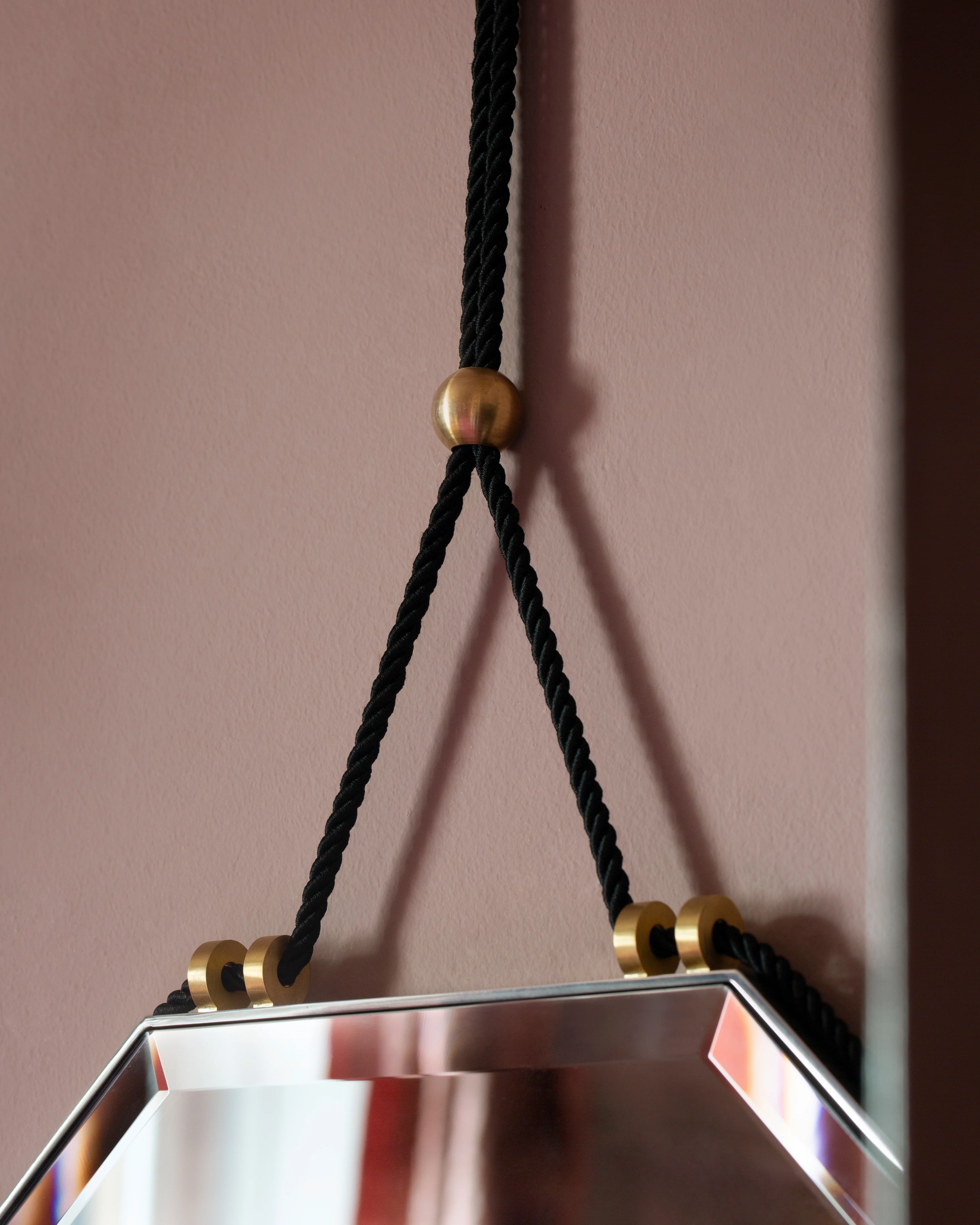 Octagonal Fumé Wall Mirror by Giuseppe Porcelli, GP04A - Image 3