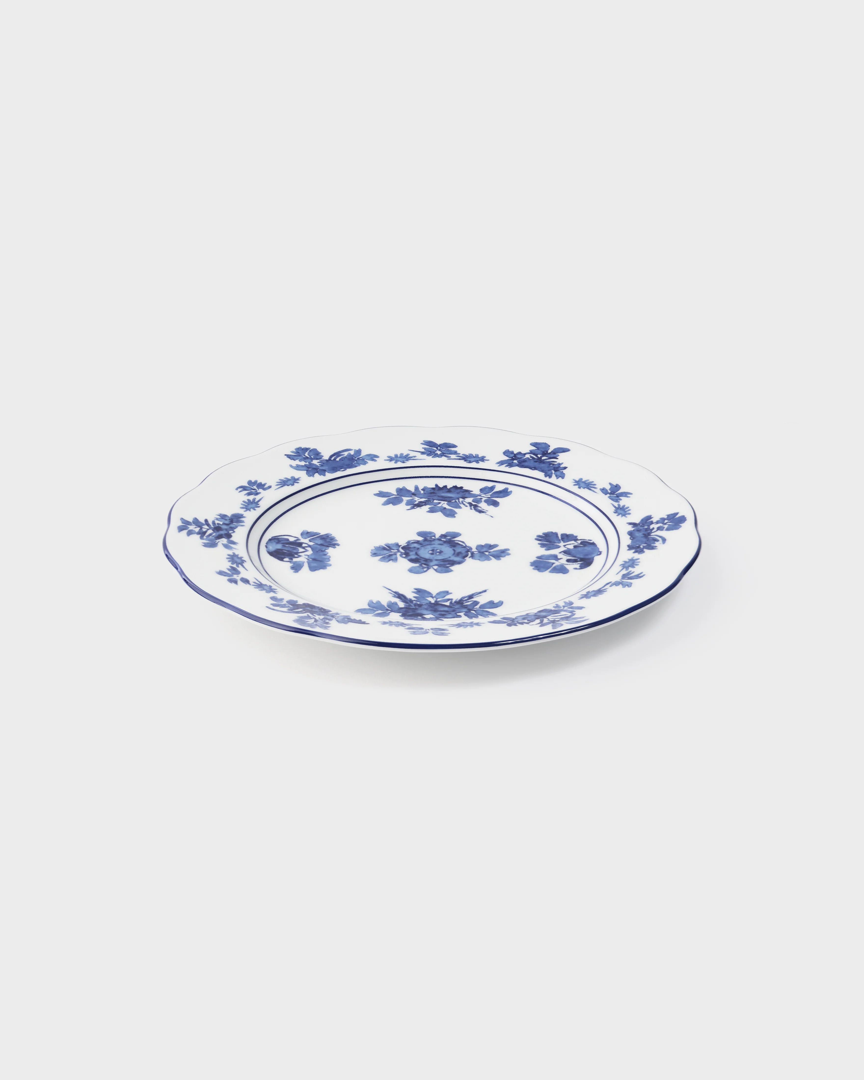 Gloria Porcelain Dessert Plate, Blue - Image 3
