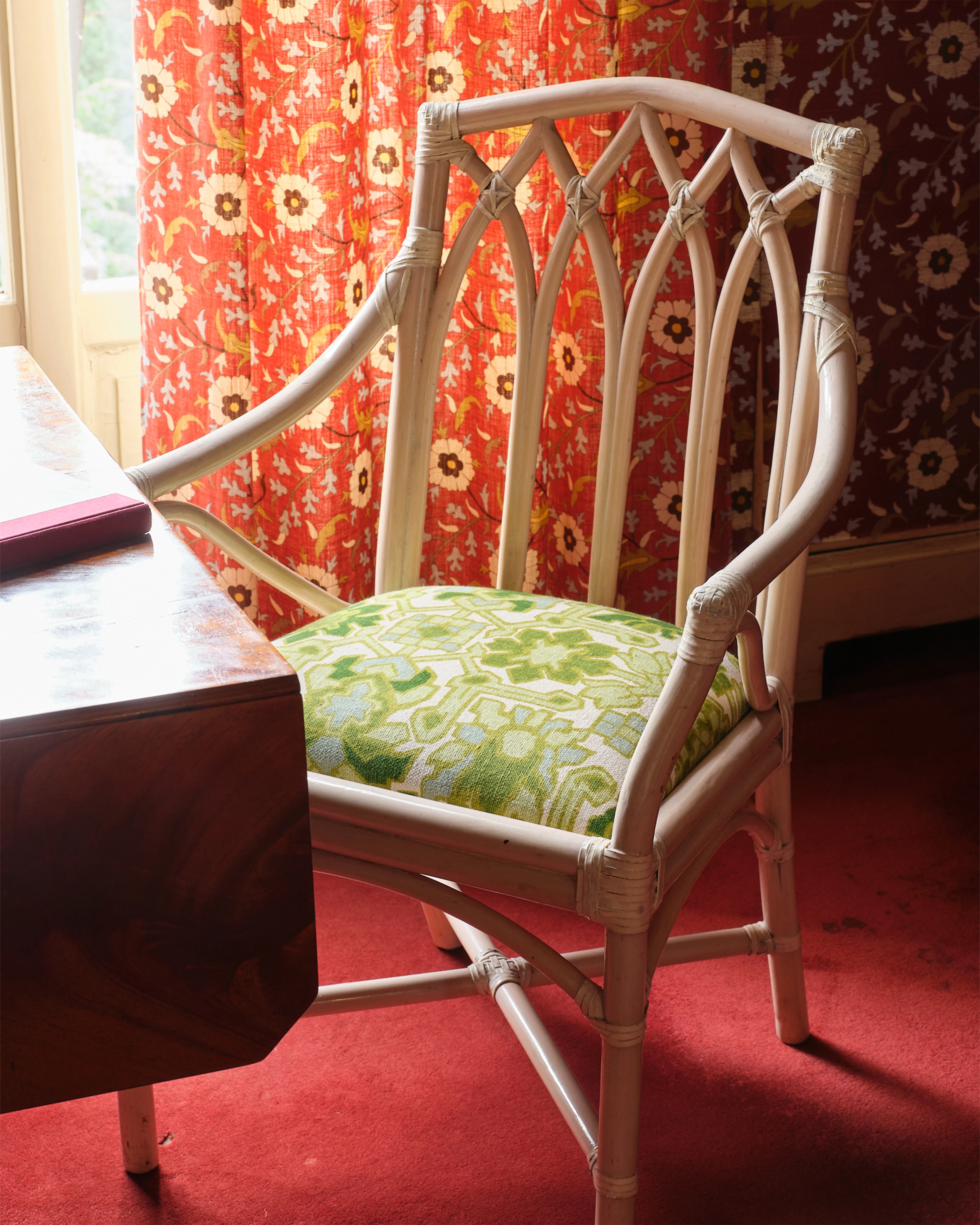 Gothic Style Cane Chairs (Set of 2)