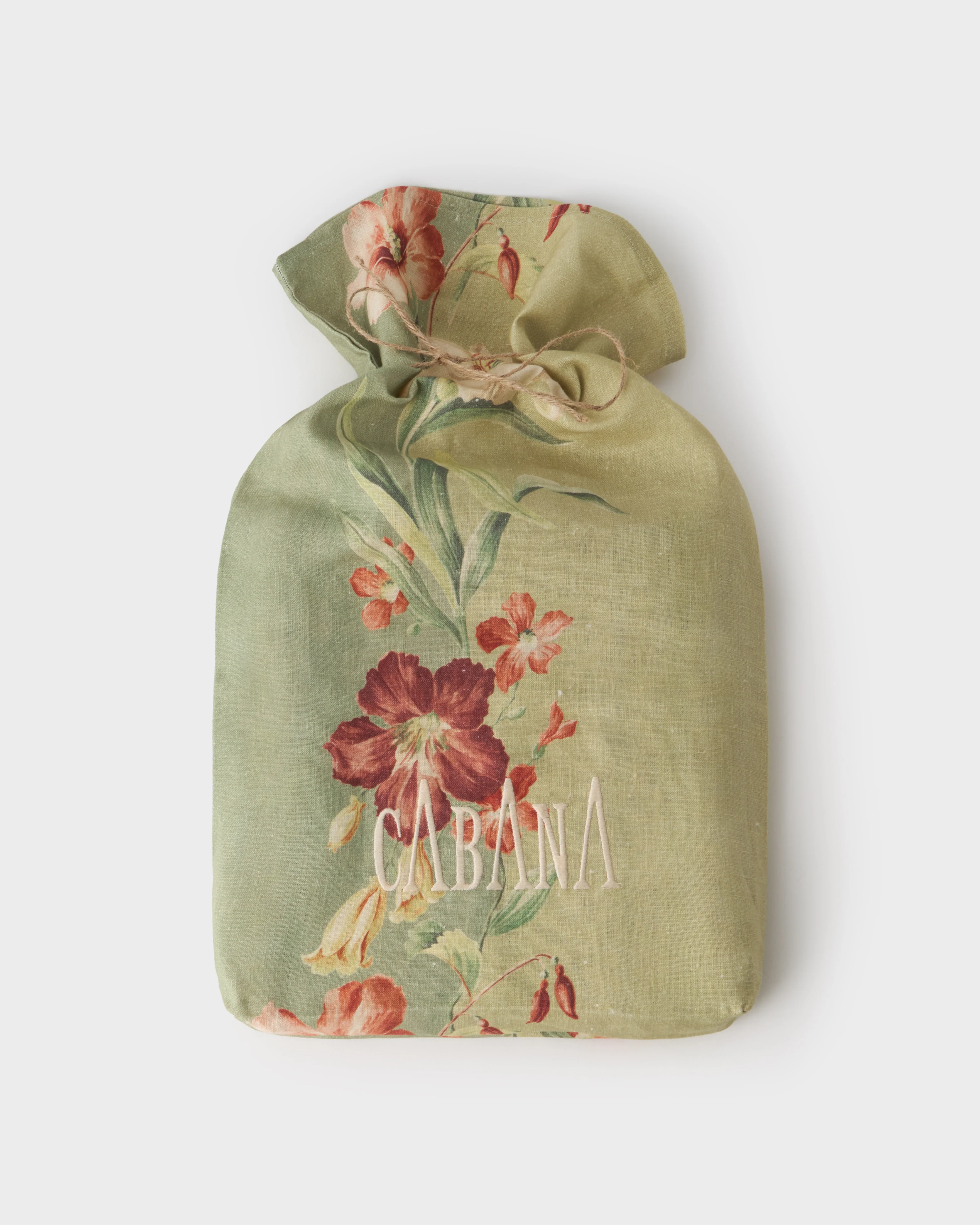 Ibiscus Sage Linen Tablecloth - Image 5