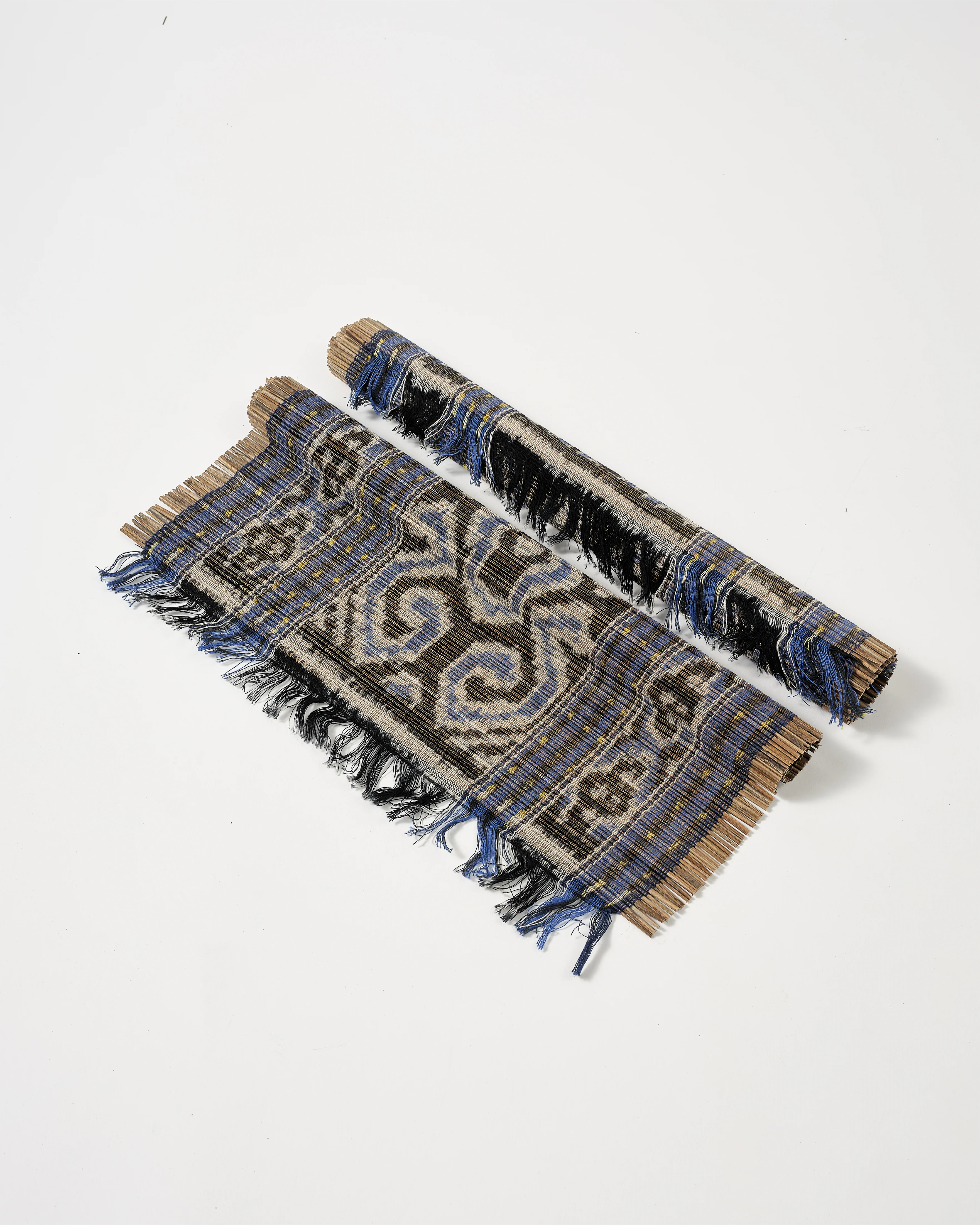 Ikat Placemats, Blue (Set of 2) - Image 4
