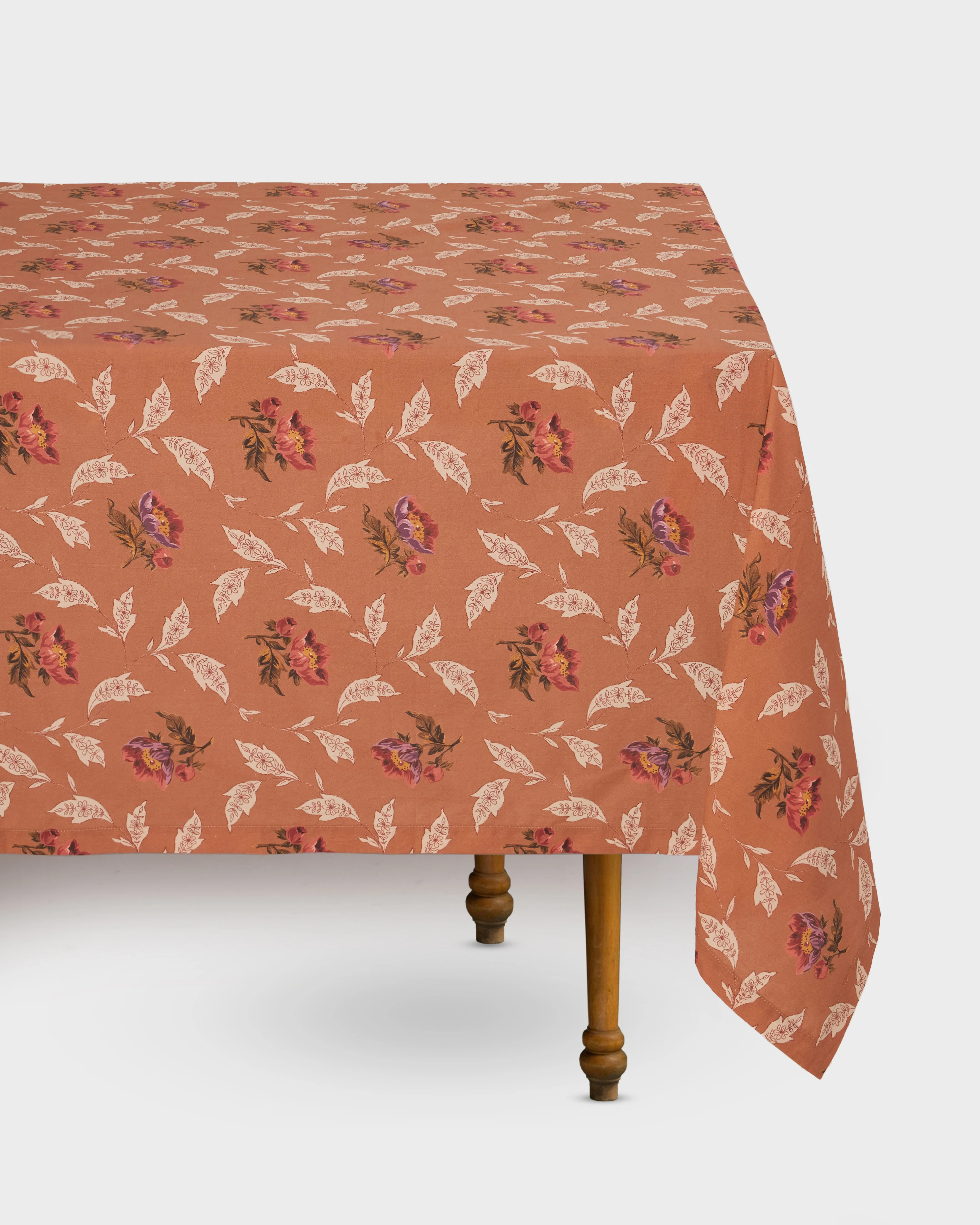 Lavinia Terracotta Tablecloth, Square - Image 3