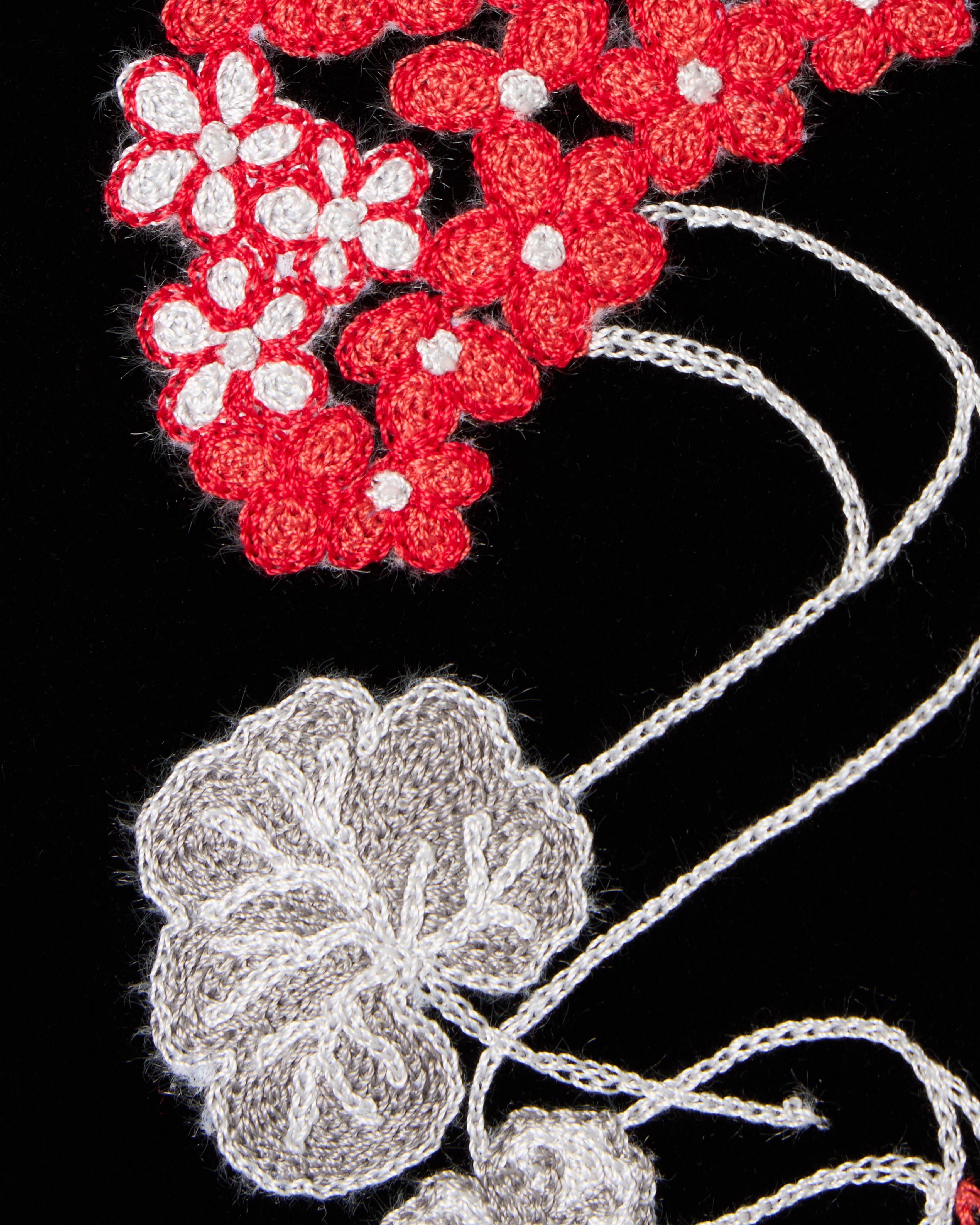 Loretta Caponi x Cabana Dhalia Velvet Gilet, Black - Image 3