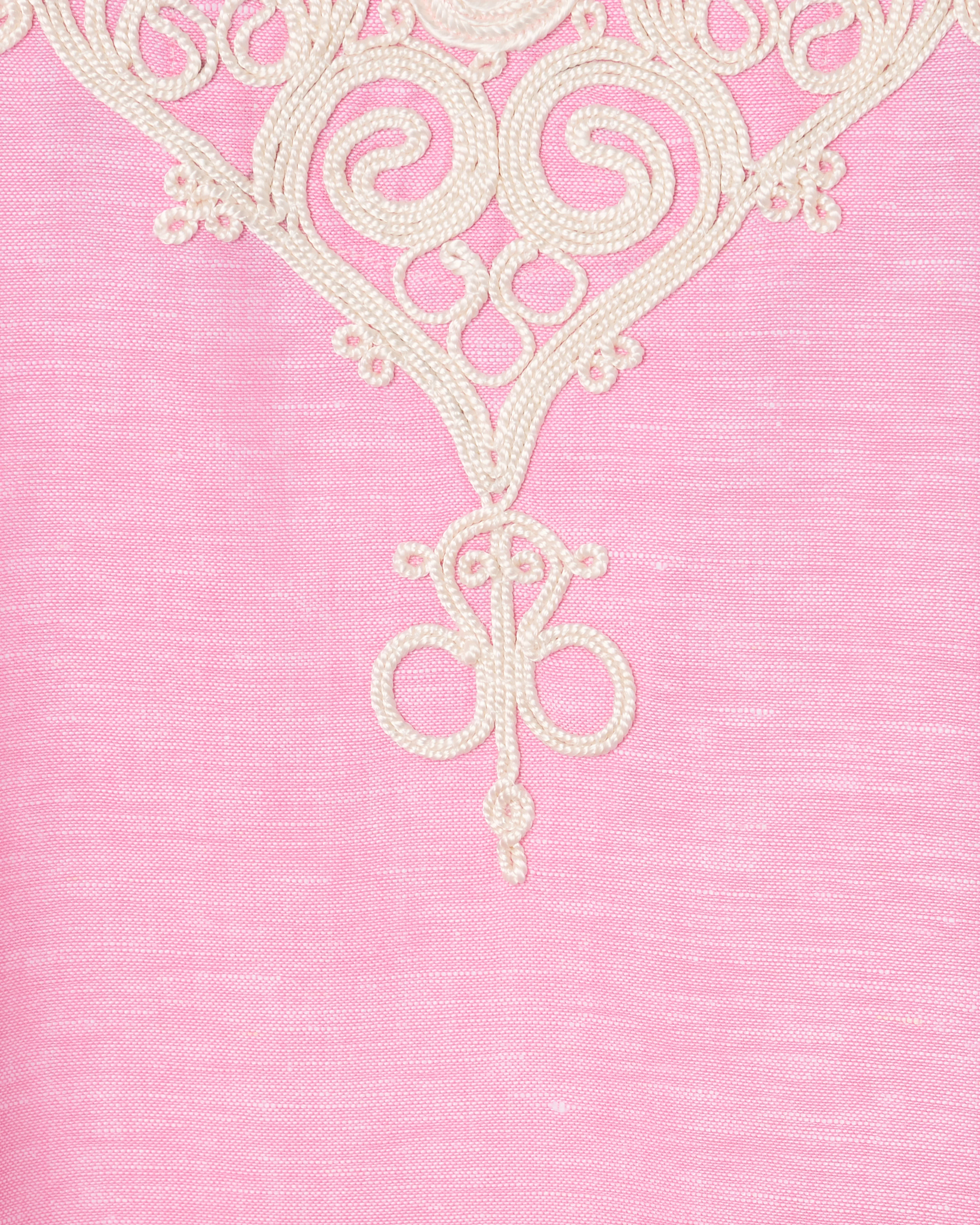 Mamlouk Embroidered Kaftan, Pink - Image 3