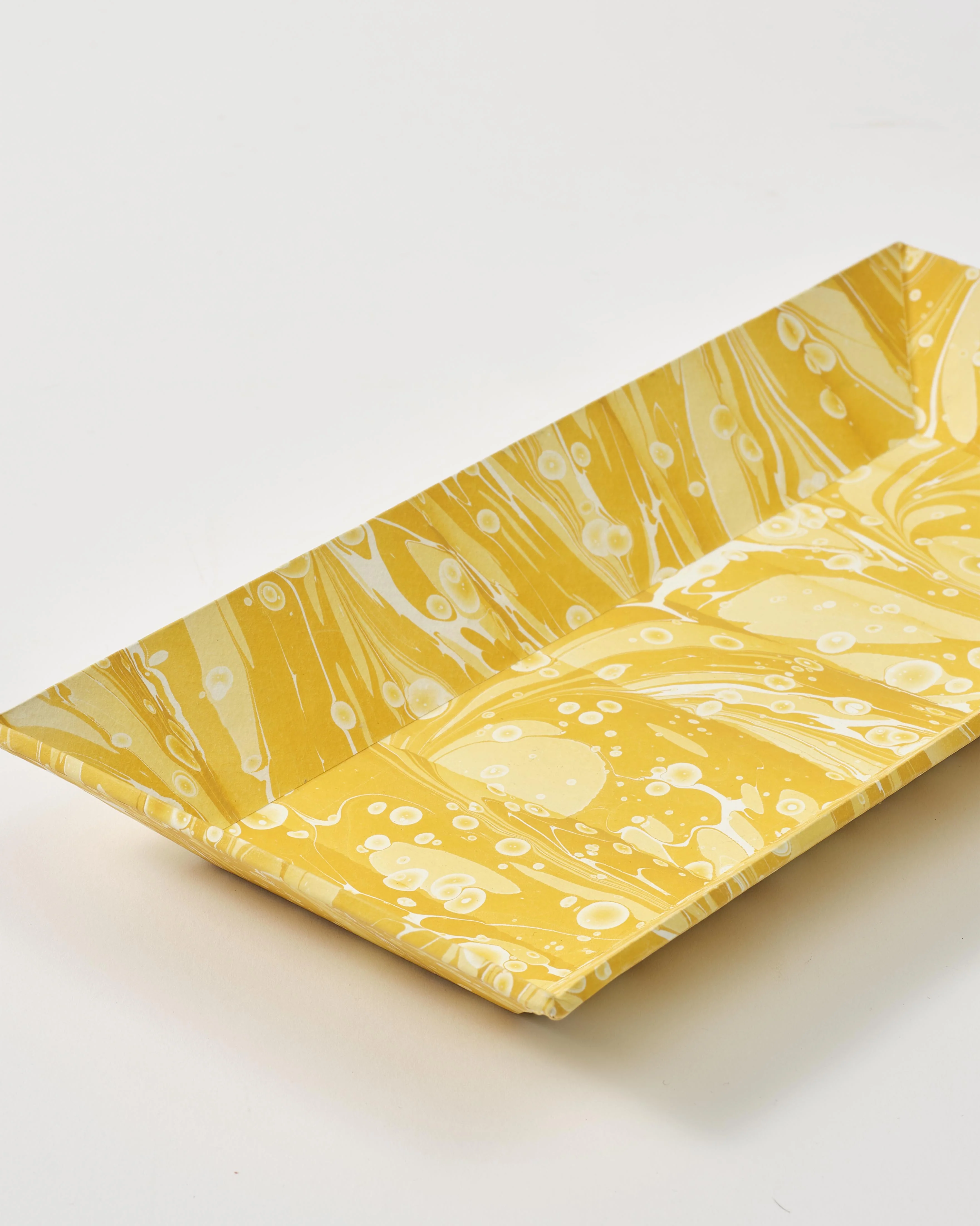 Marbled Desk Tray, Yellow - Image 3
