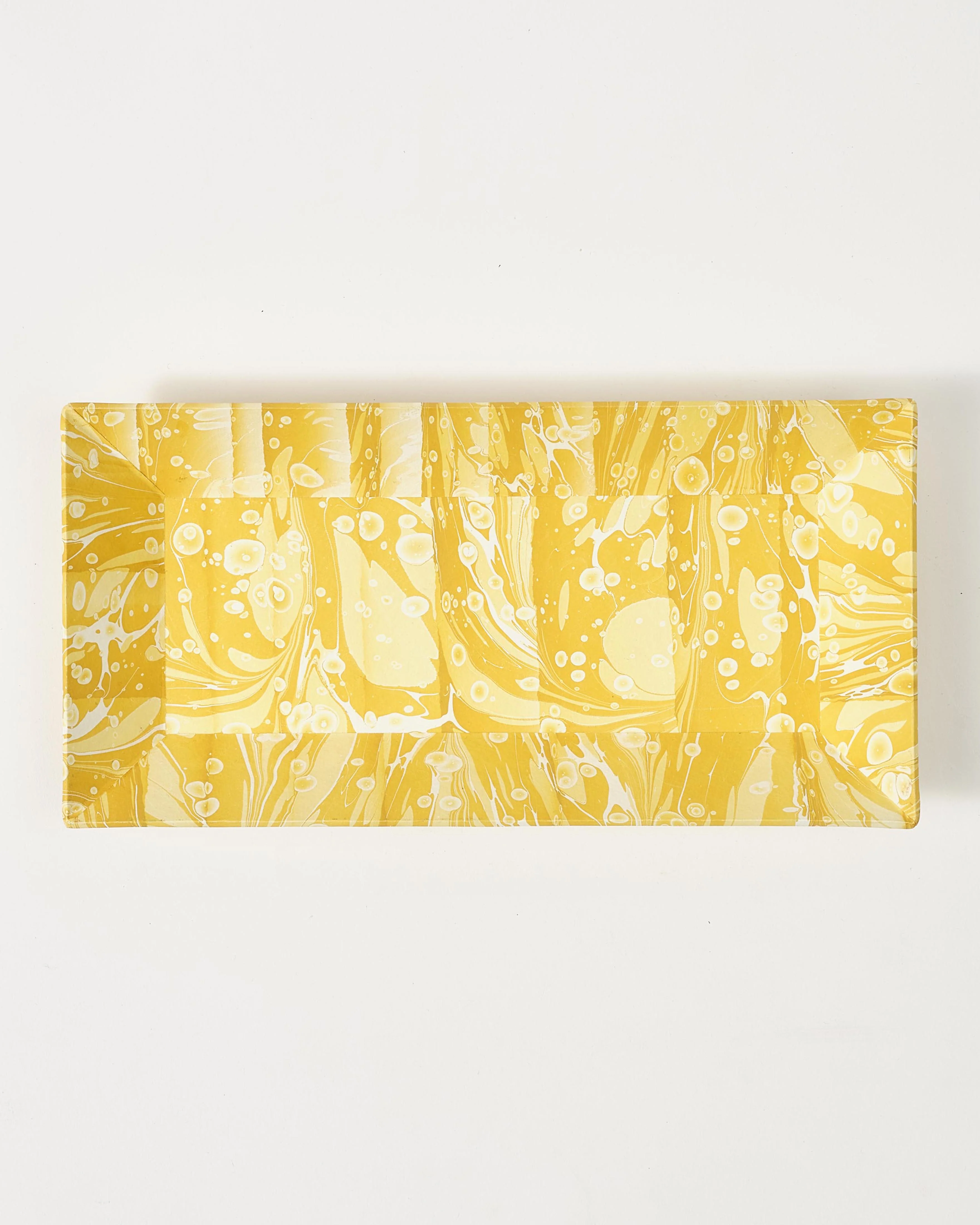 Marbled Desk Tray, Yellow - Image 5